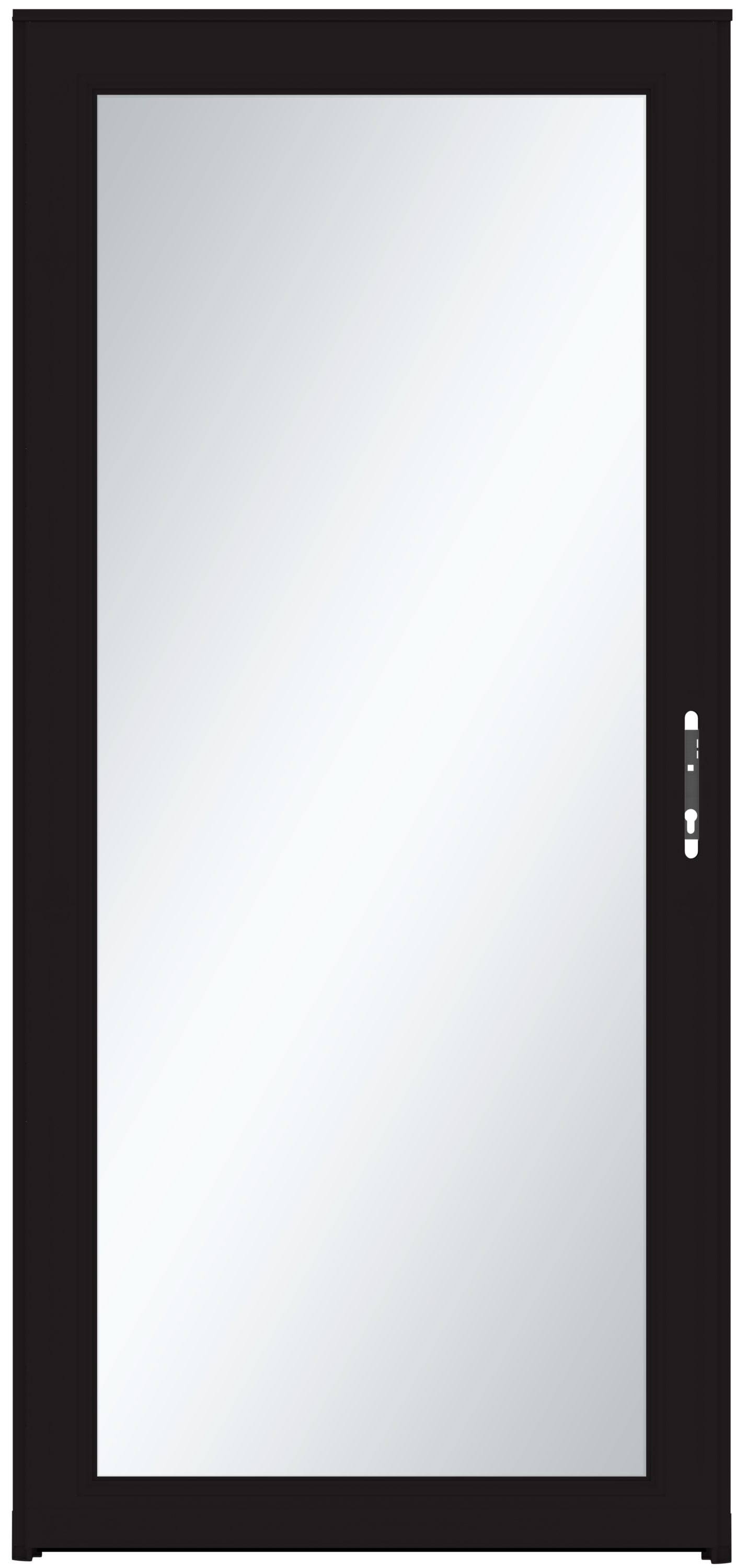 Larson Signature Selection 36-in x 81-in Black Full-view Aluminum Storm Door | 14904052