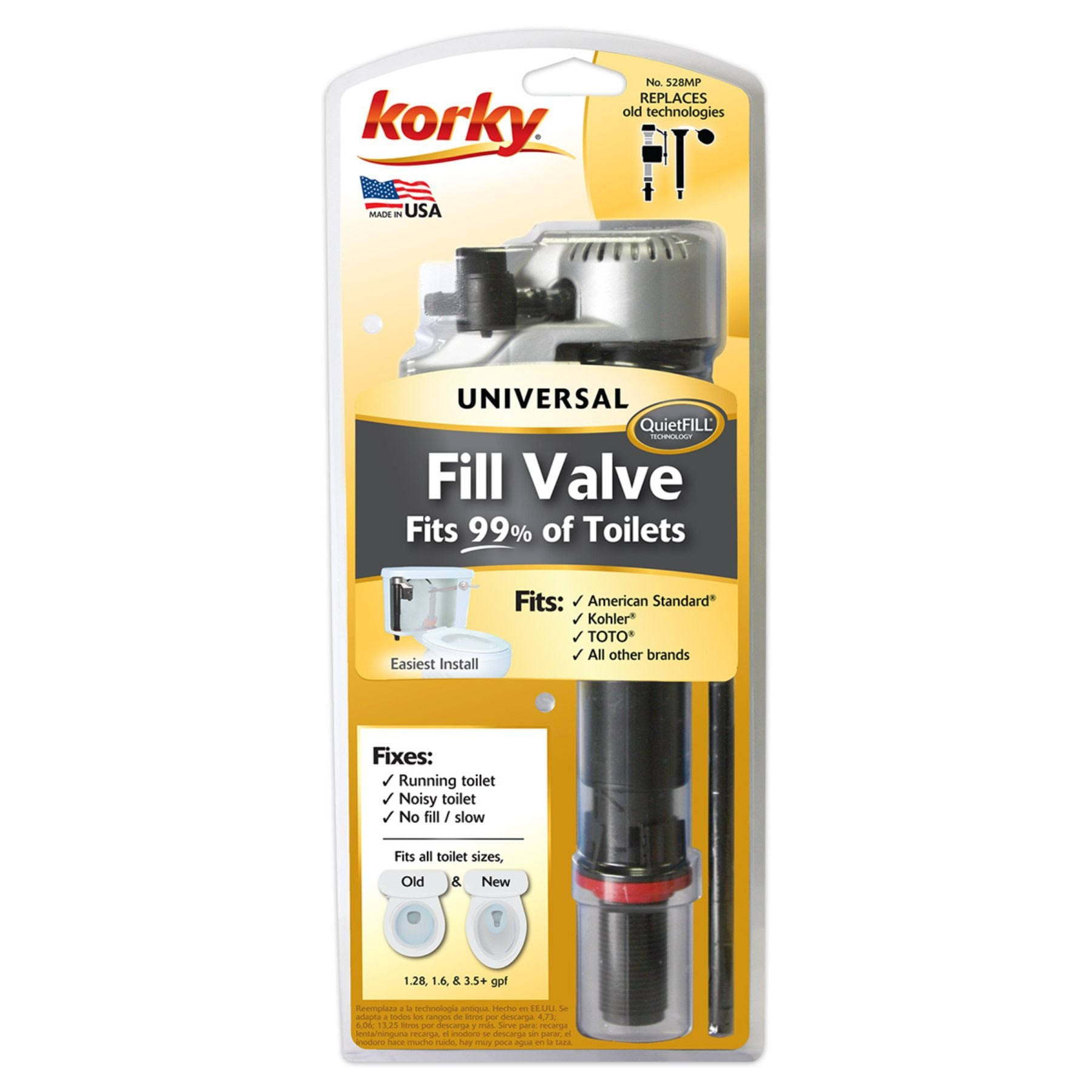 Korky Toilet Fill Valve