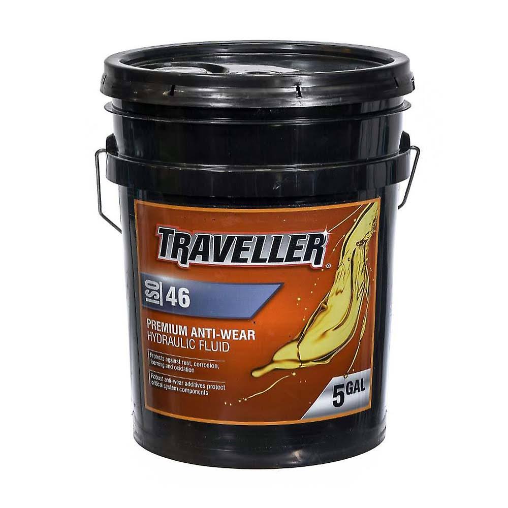 Traveller T806325 ISO 46 Premium Anti-wear Fluid Hydraulic Oil- 5 Gallon