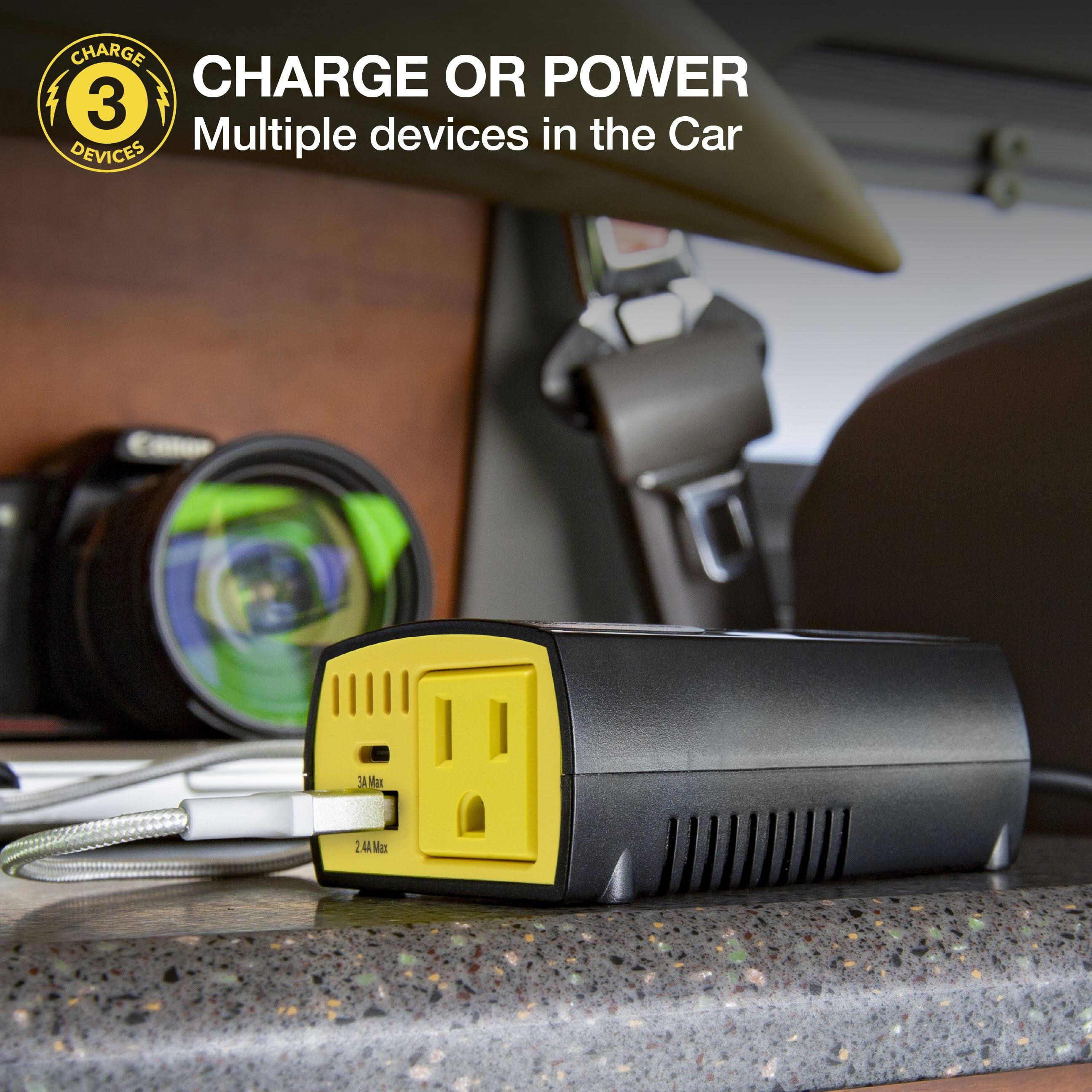 Scosche Invert 150 Power Inverter, Portable, 150W