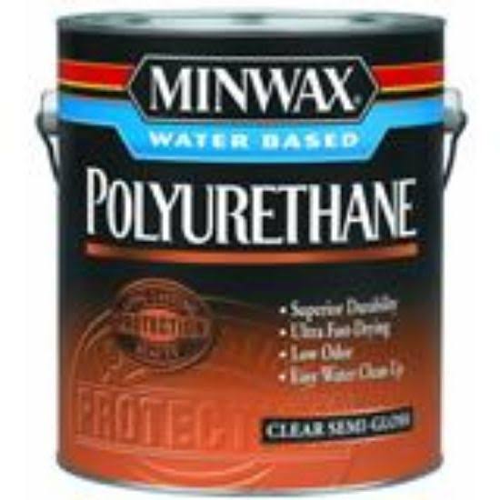 Minwax Water Based Oil-Modified Polyurethane 1 Gallon Semi-Gloss