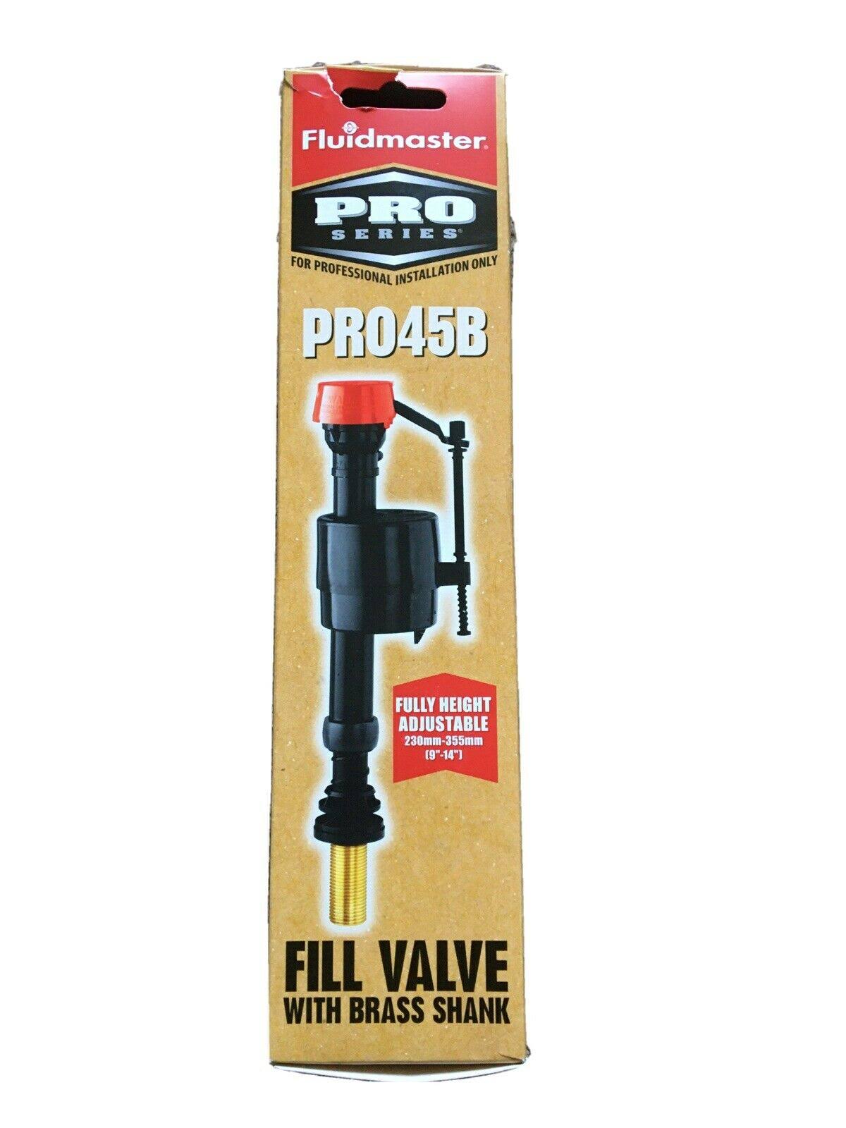 Fluidmaster PRO45B Fill Valve with Brass Shank