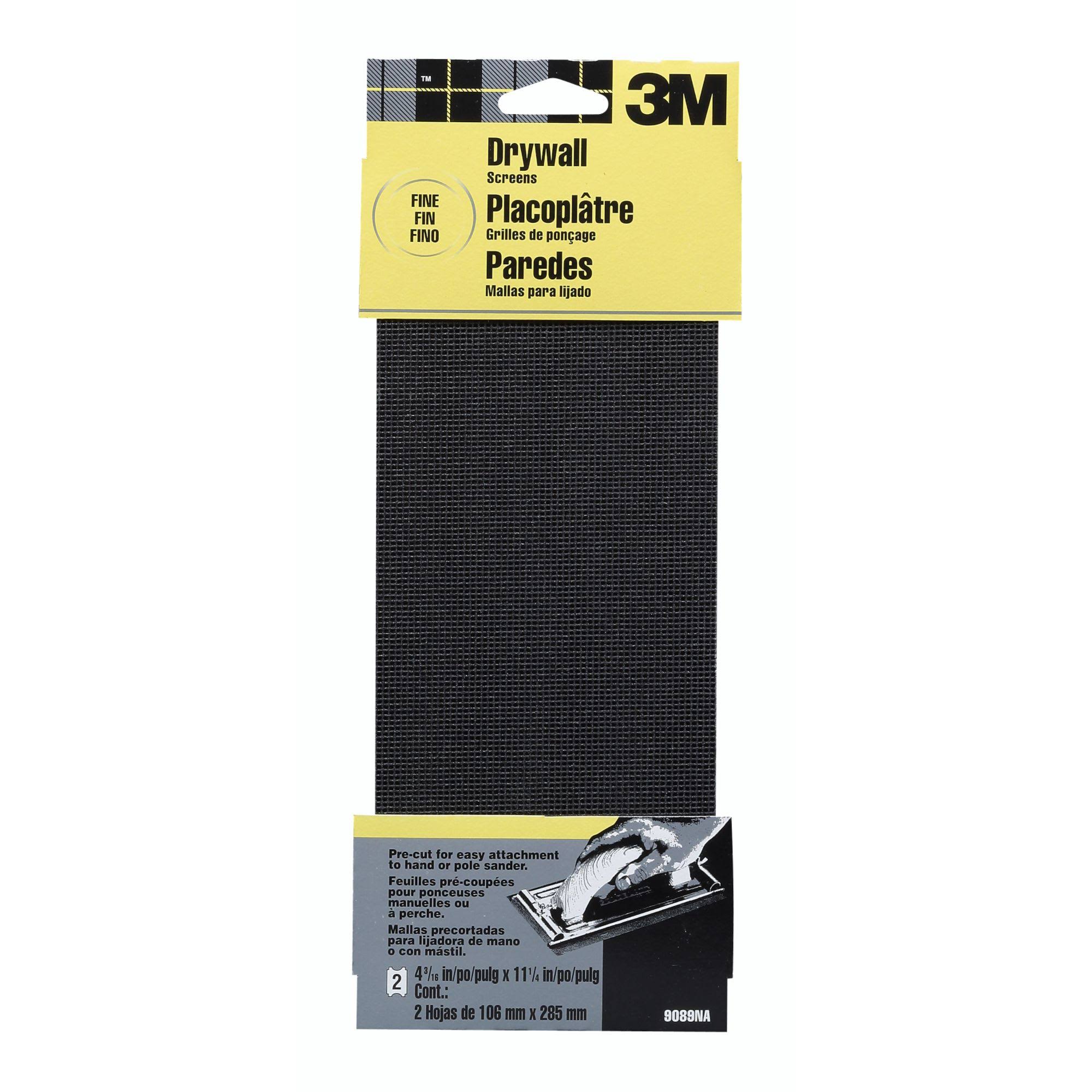 3M 9089 Fine Drywall Sanding Screen, 4.18