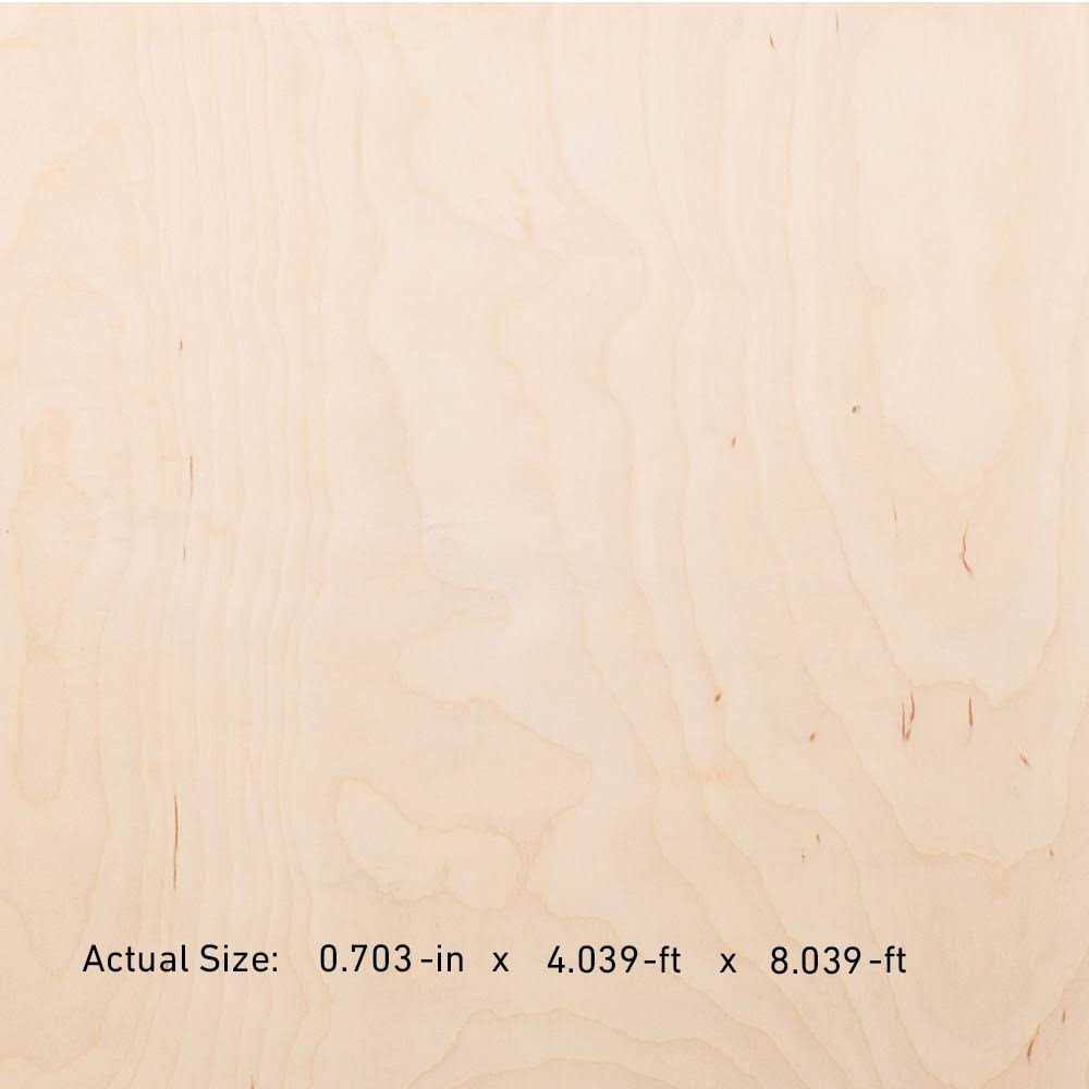 SoyStrong 3/4-in x 4-ft x 8-ft Maple Sanded Plywood
