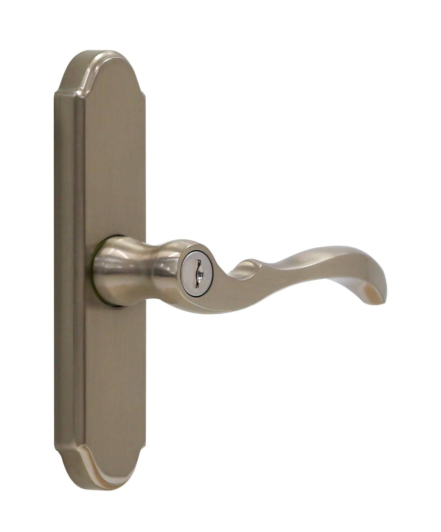Larson CH3021701 M2 Storm Door Mortise Latch, Brushed Nickel