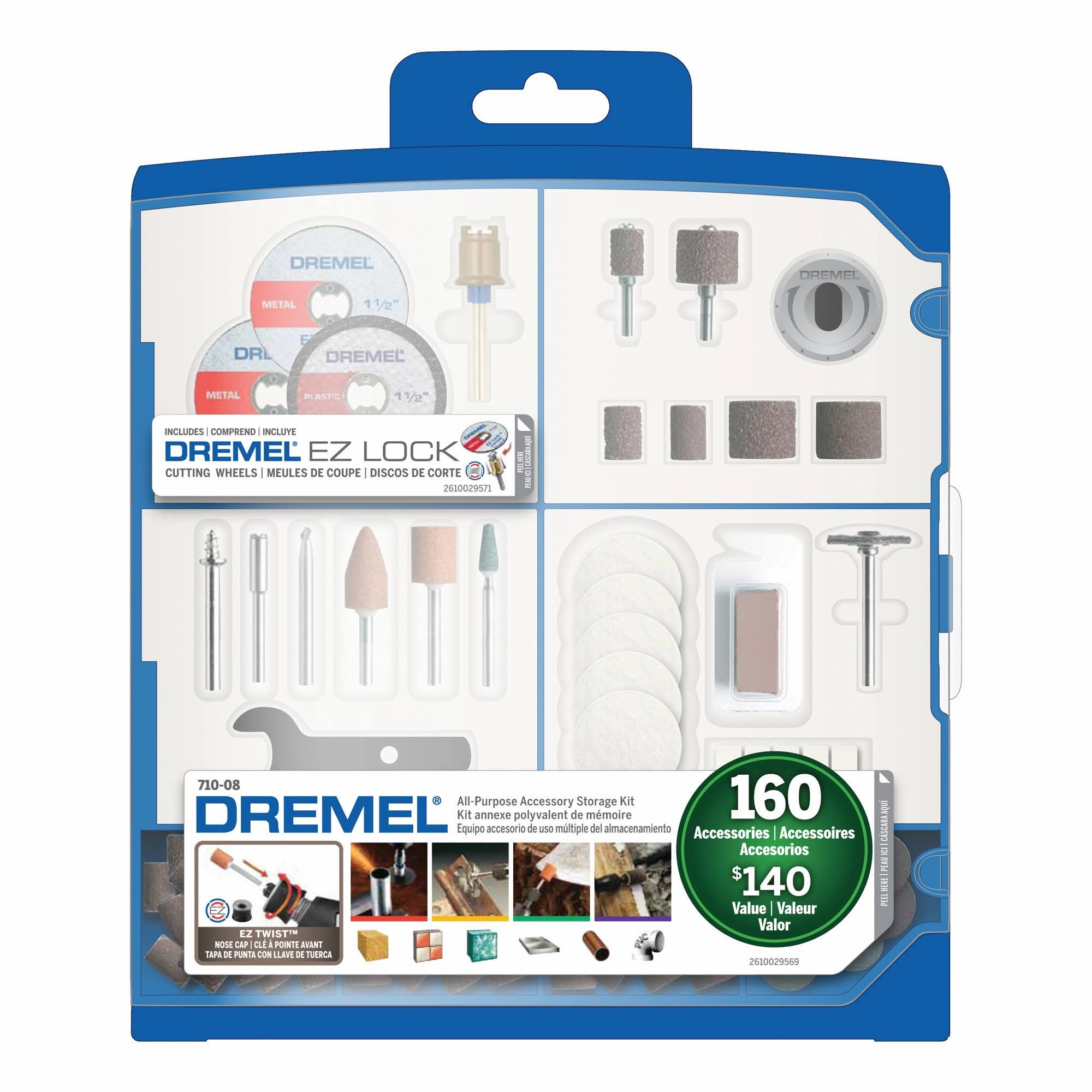 Dremel 710-08 160-Piece All-Purpose Accessory Kit