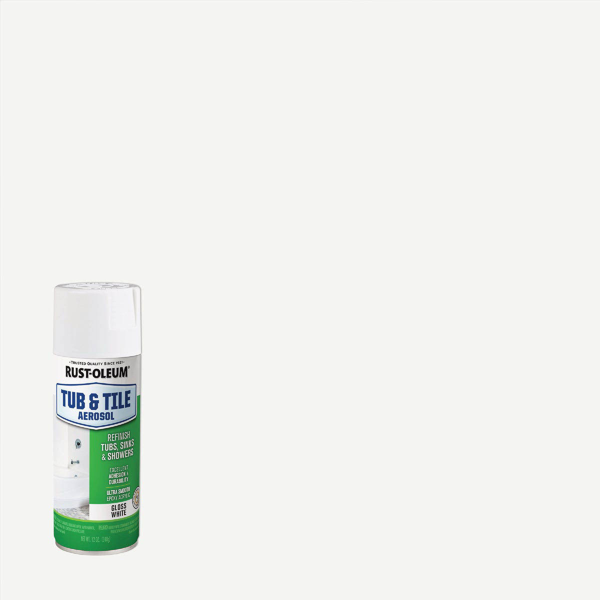 Rust-Oleum 280882 Specialty Tub and Tile Spray Paint 12-Ounce White