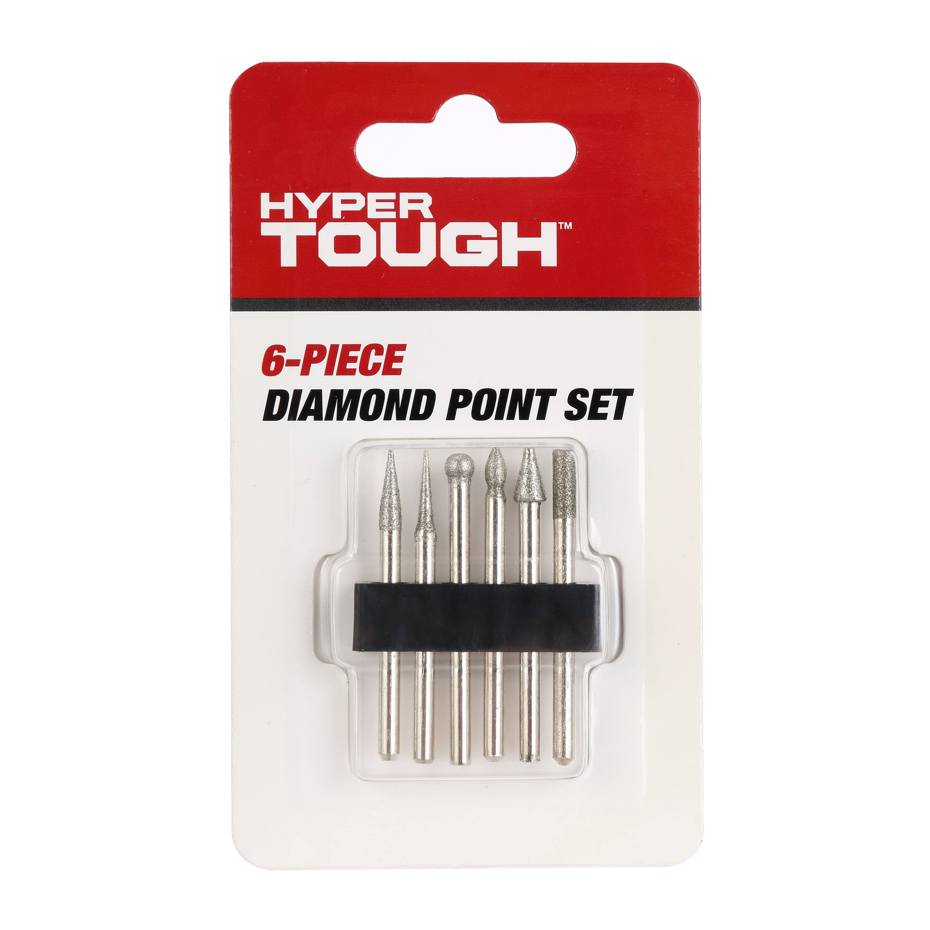 Hyper Tough 6 Piece Rotary Diamond Bit Set, Size: Various AU50065N