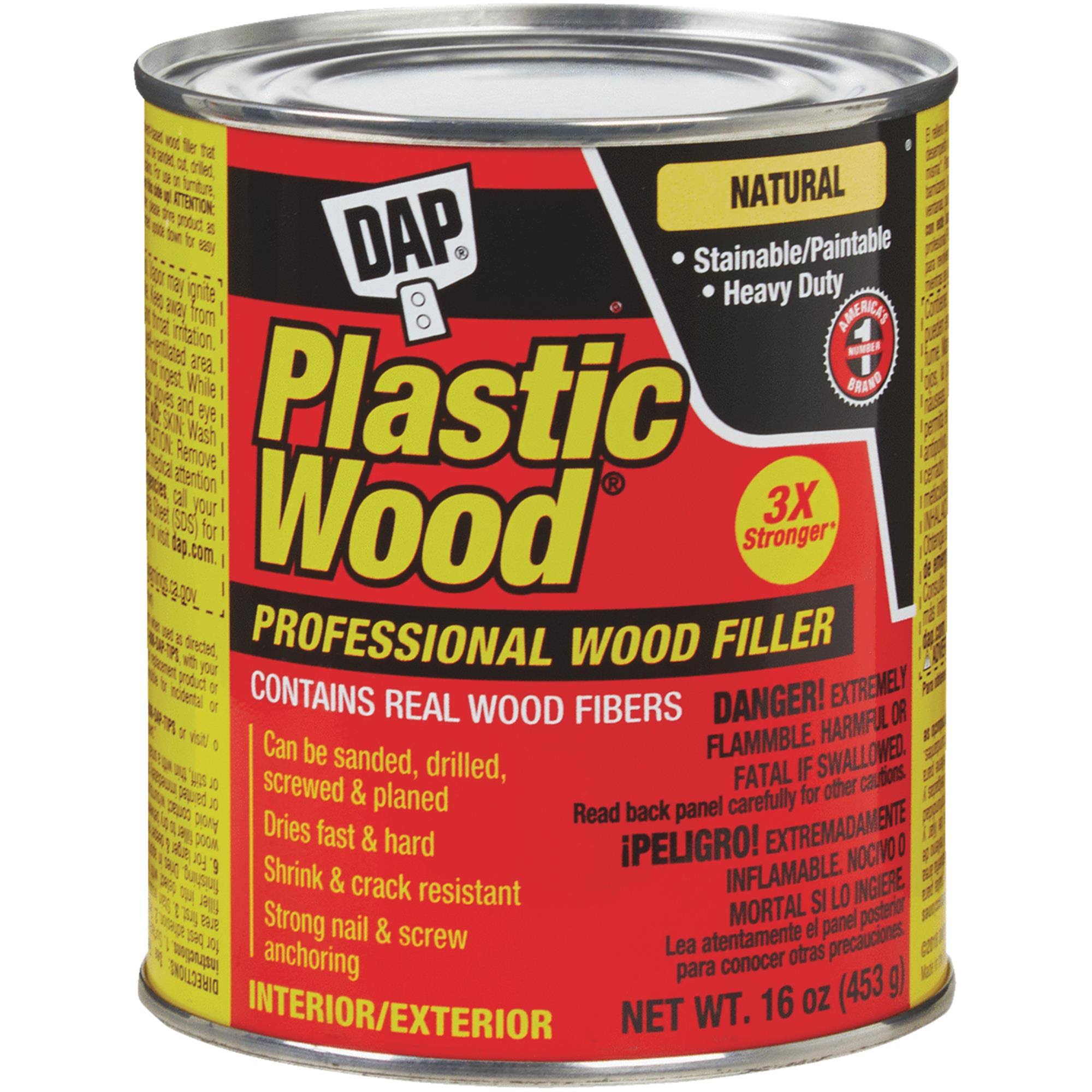 DAP Plastic Wood Solvent Wood Filler- 16 Oz.