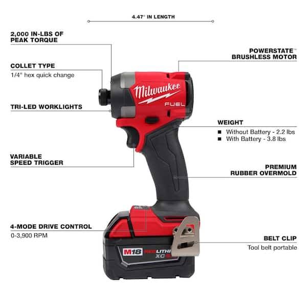 Milwaukee M18 Fuel 18-Volt Lithium-Ion Brushless Cordless Combo Kit (4-Tool) with Router, Circular Saw, and (2) Batteries