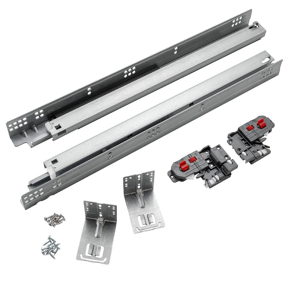 21'' Rockler Centerline Lifetime Soft-Close Undermount Drawer Slides