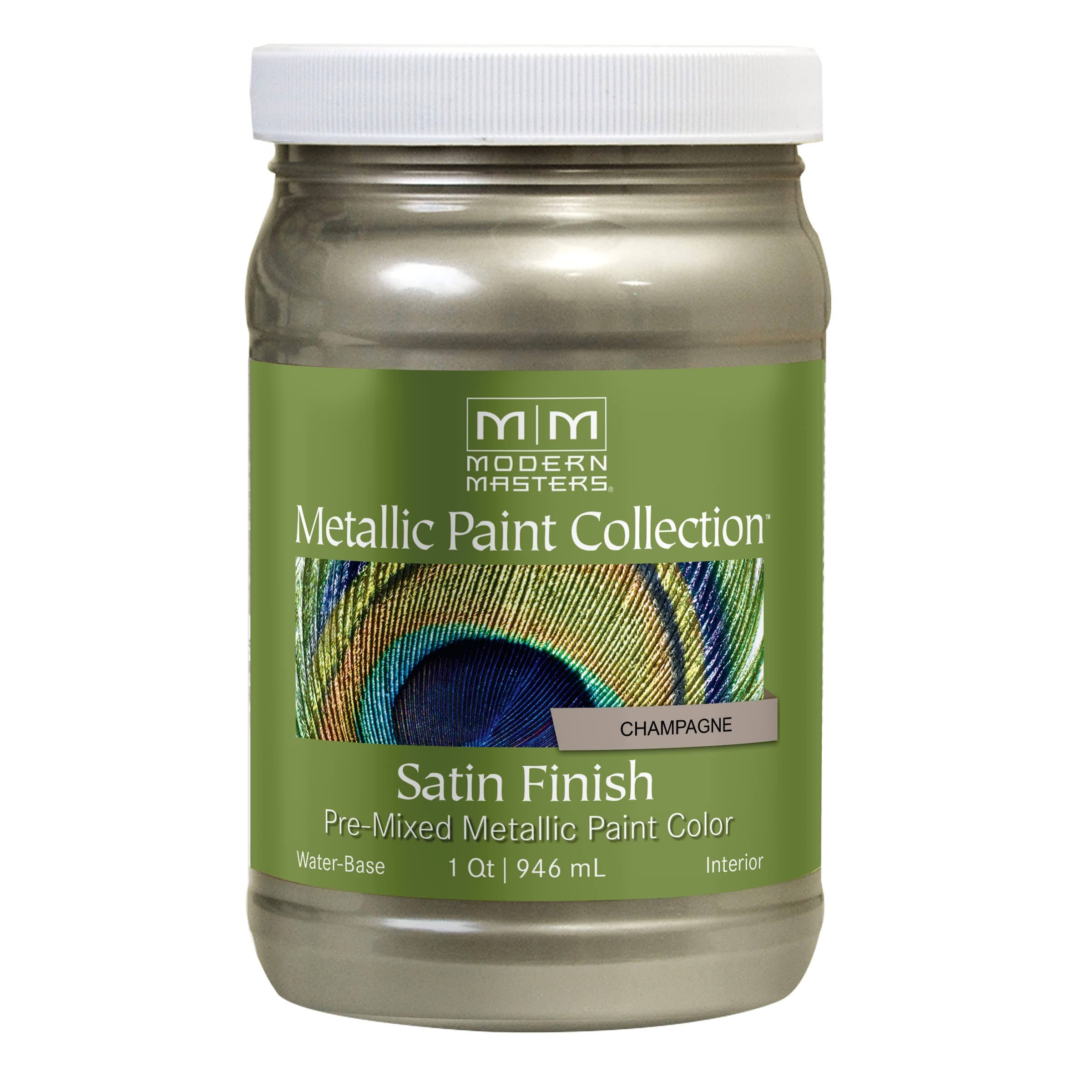 Modern Masters Metallic Paint, 32 oz / Champagne