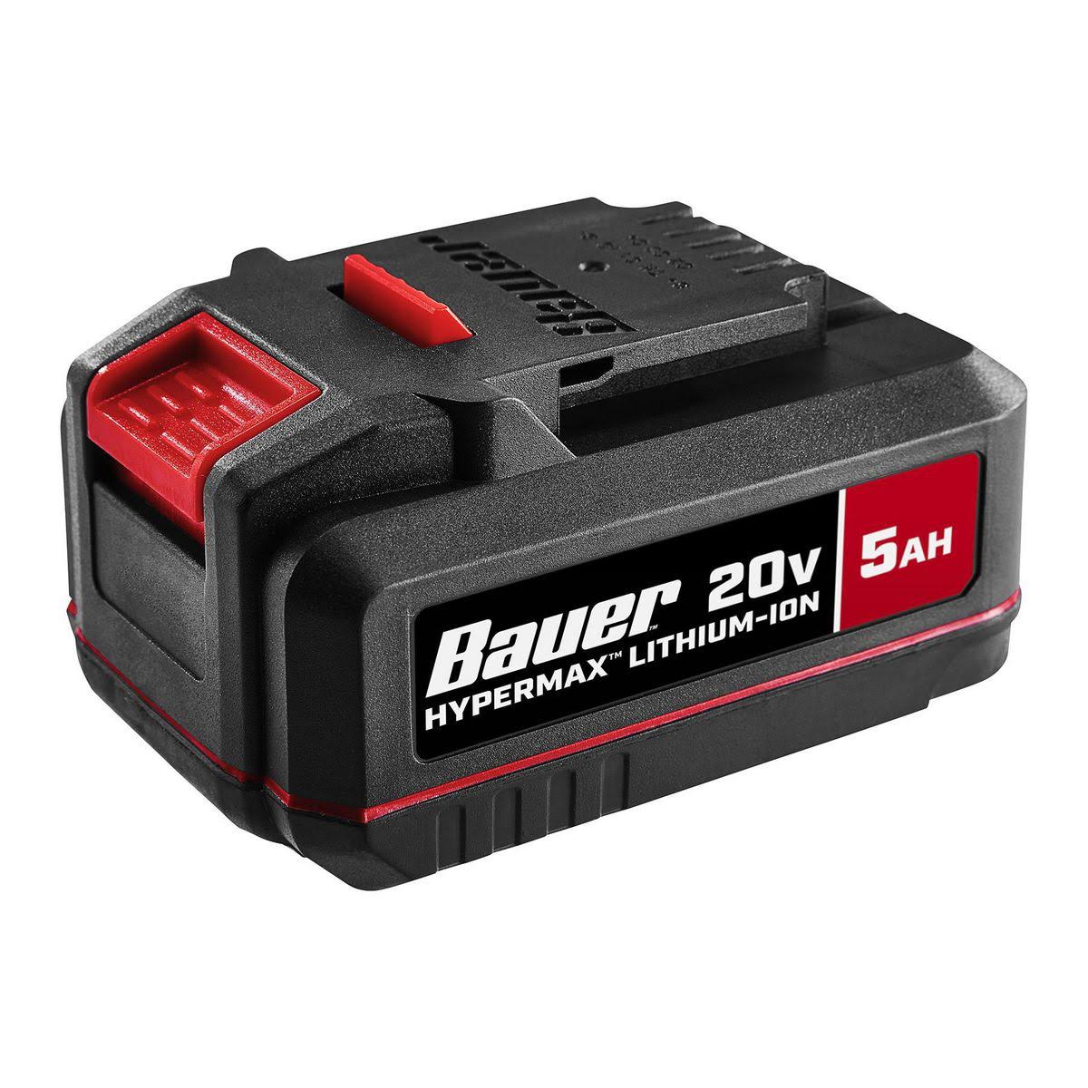Bauer Tools 1907c-b 20V Hypermax Lithium 5.0 Amp Hour High Capacity Battery