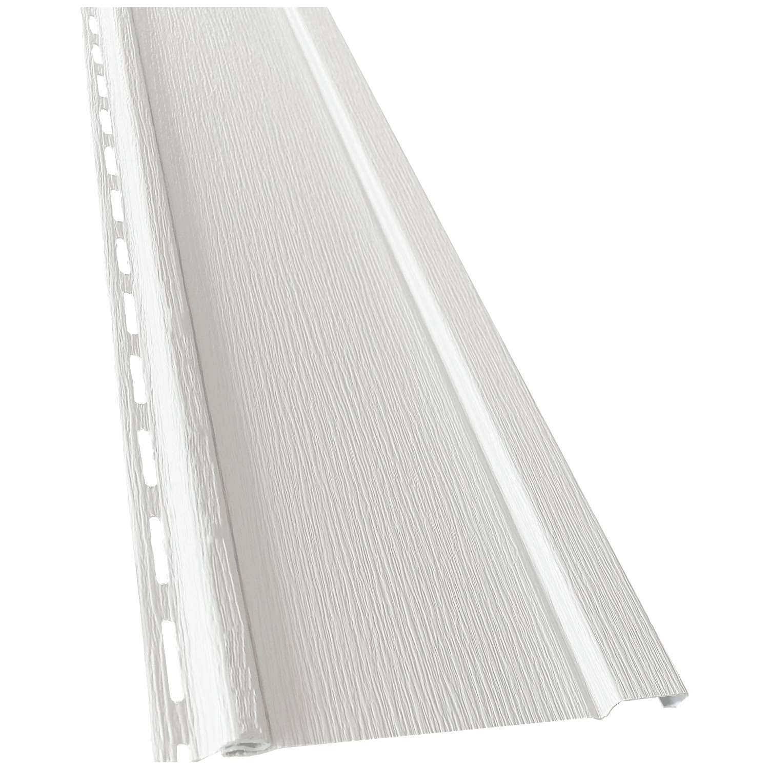 Polaris Board and Batten Vertical Vinyl Siding (1 Square), Size: 121x10x5, White PSSBBWB