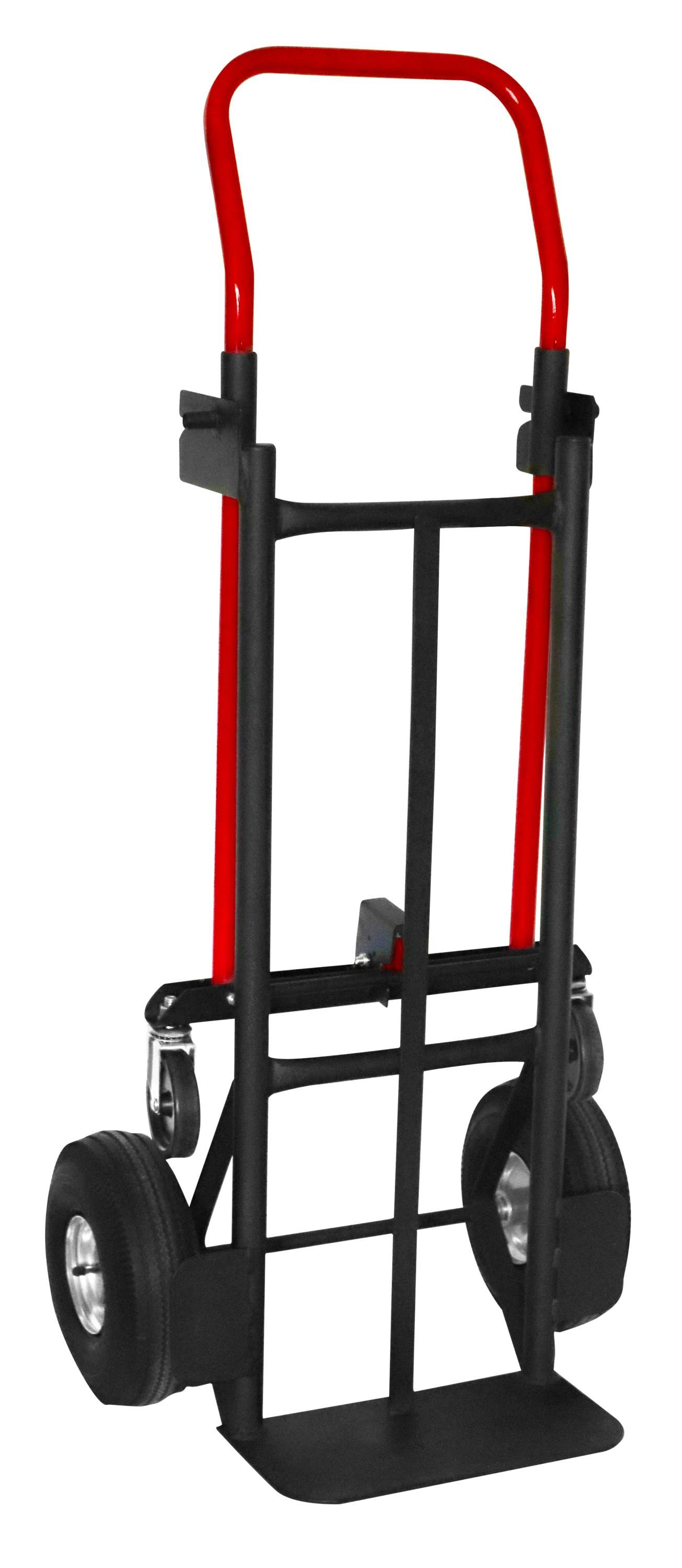 Milwaukee 800-lb 4-Wheel Steel Convertible Hand Truck 70082