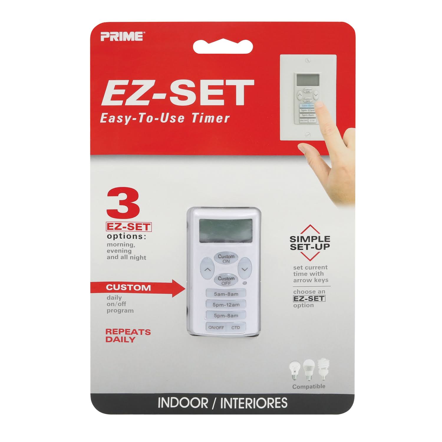 Prime Timer, E-Z Set, Indoor