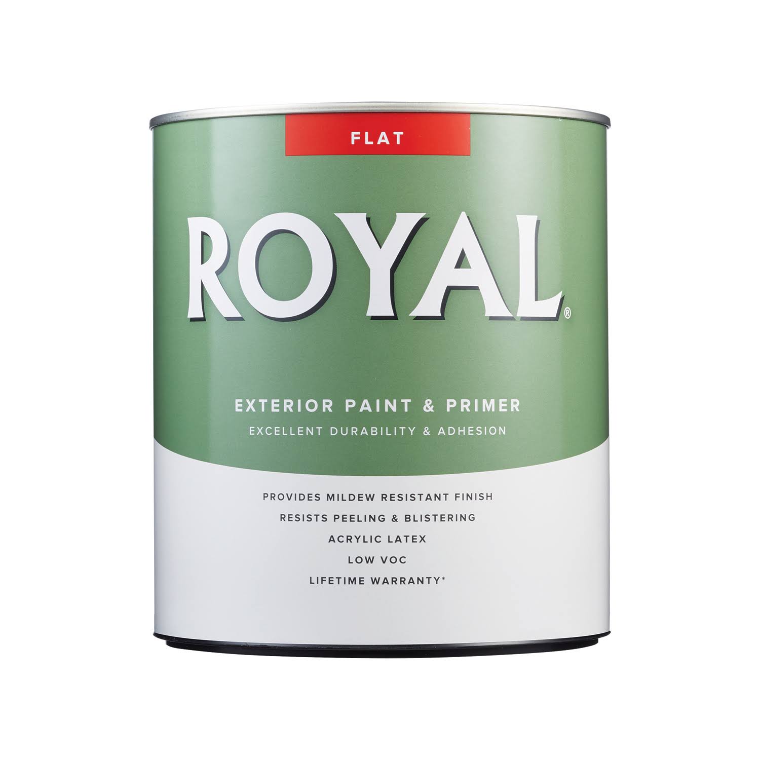 Royal Flat High Hiding White Paint Exterior 1 qt