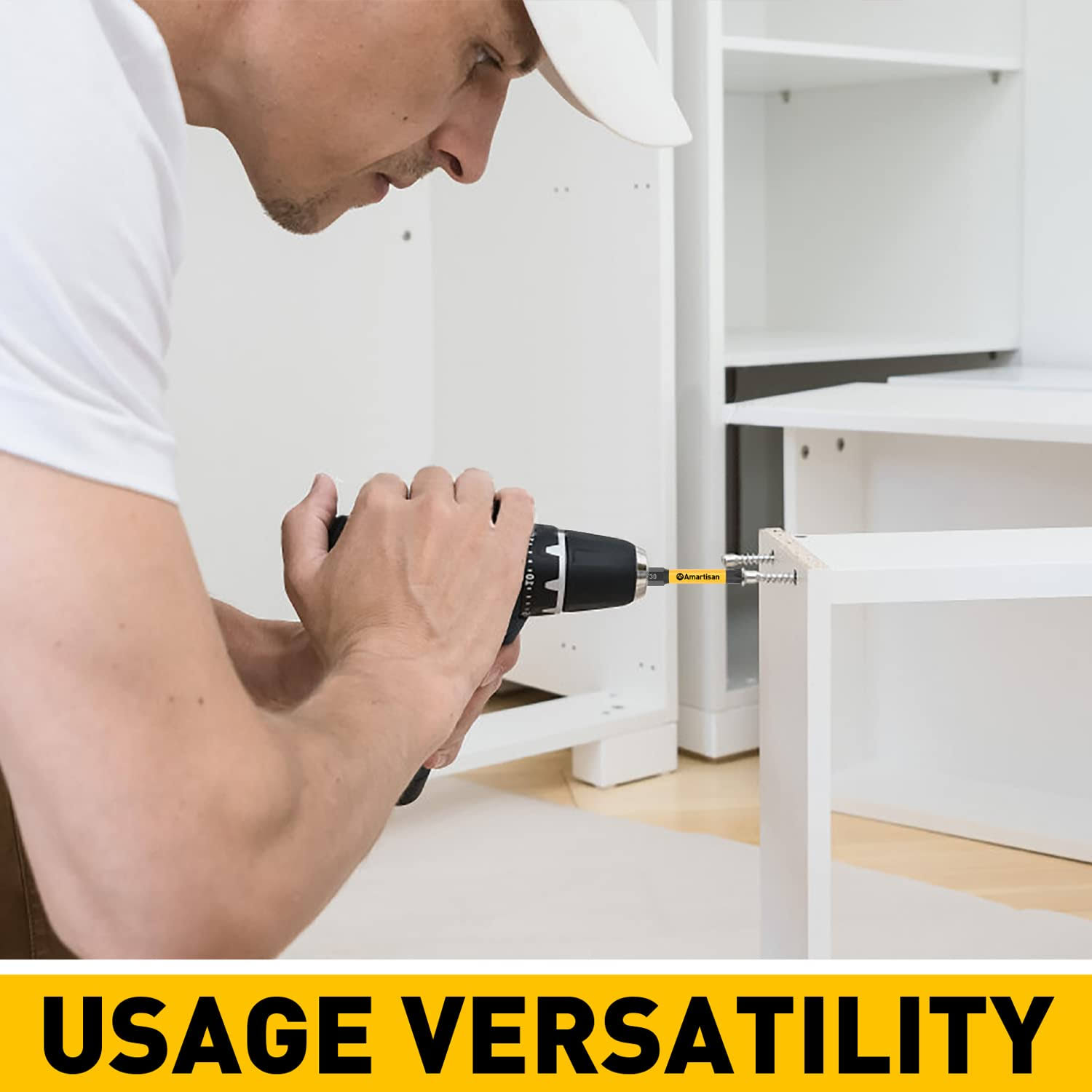 Torx Bit Set, Amartisan 24-Piece Security and Tamper Resistant Star Bits Set S2 Steel, 1