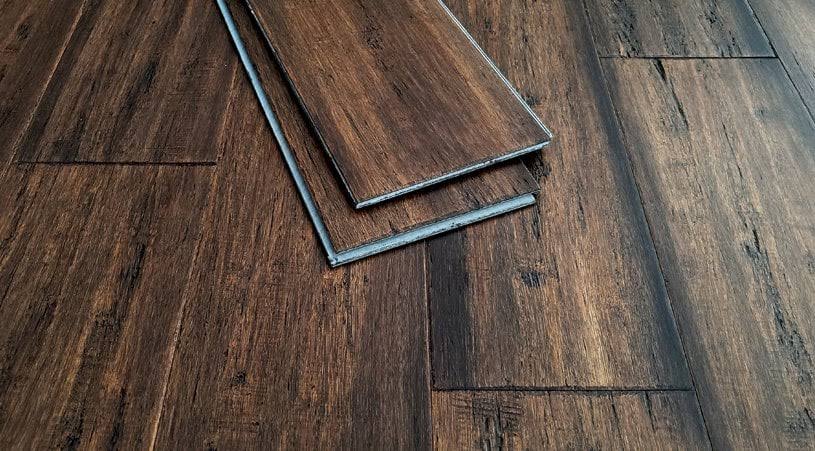 Ambient Light Brown SPC Rigid Core Bamboo Flooring- Smith Island