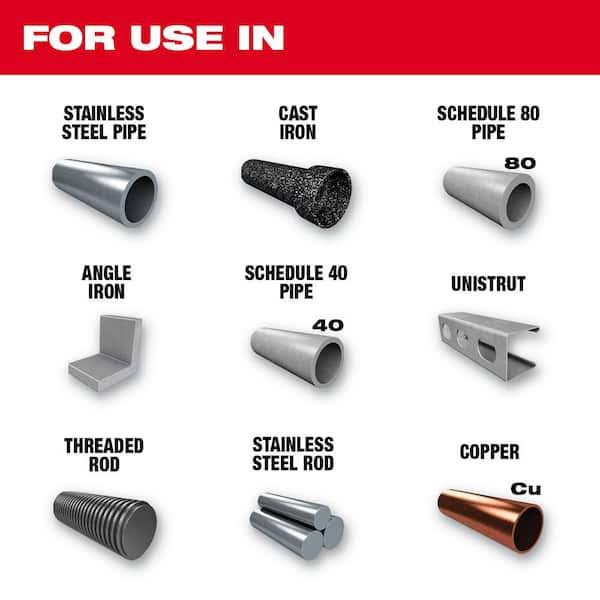 Milwaukee 48-39-0630 30-9/16 in. 8/10 TPI Compact Extreme Thick Metal Band Saw Blade 3pk