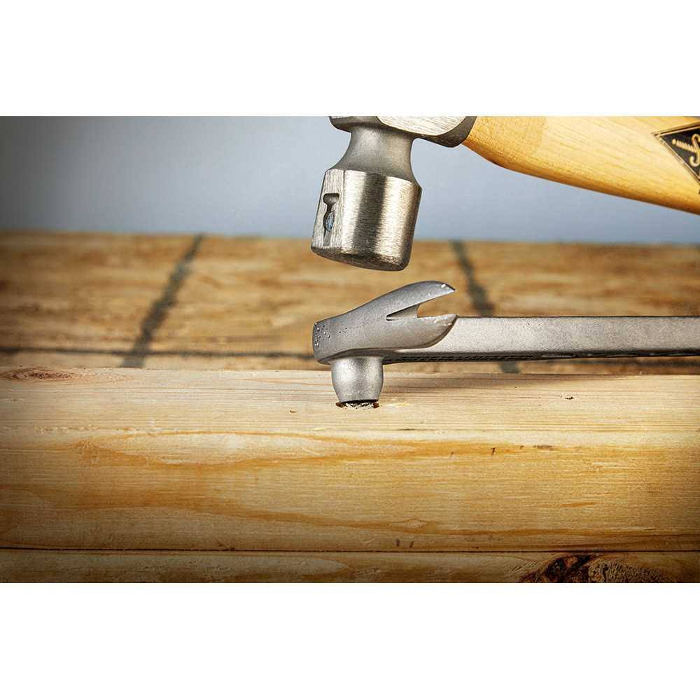 Stiletto 12 in. Titanium Clawbar Nail Puller with Dimpler