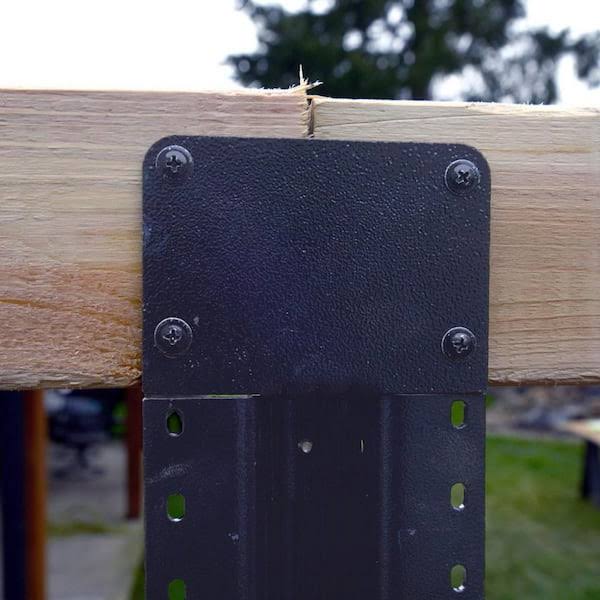 Lifetime Steel Post- 8' Black Post with Double Powdercoat Finish