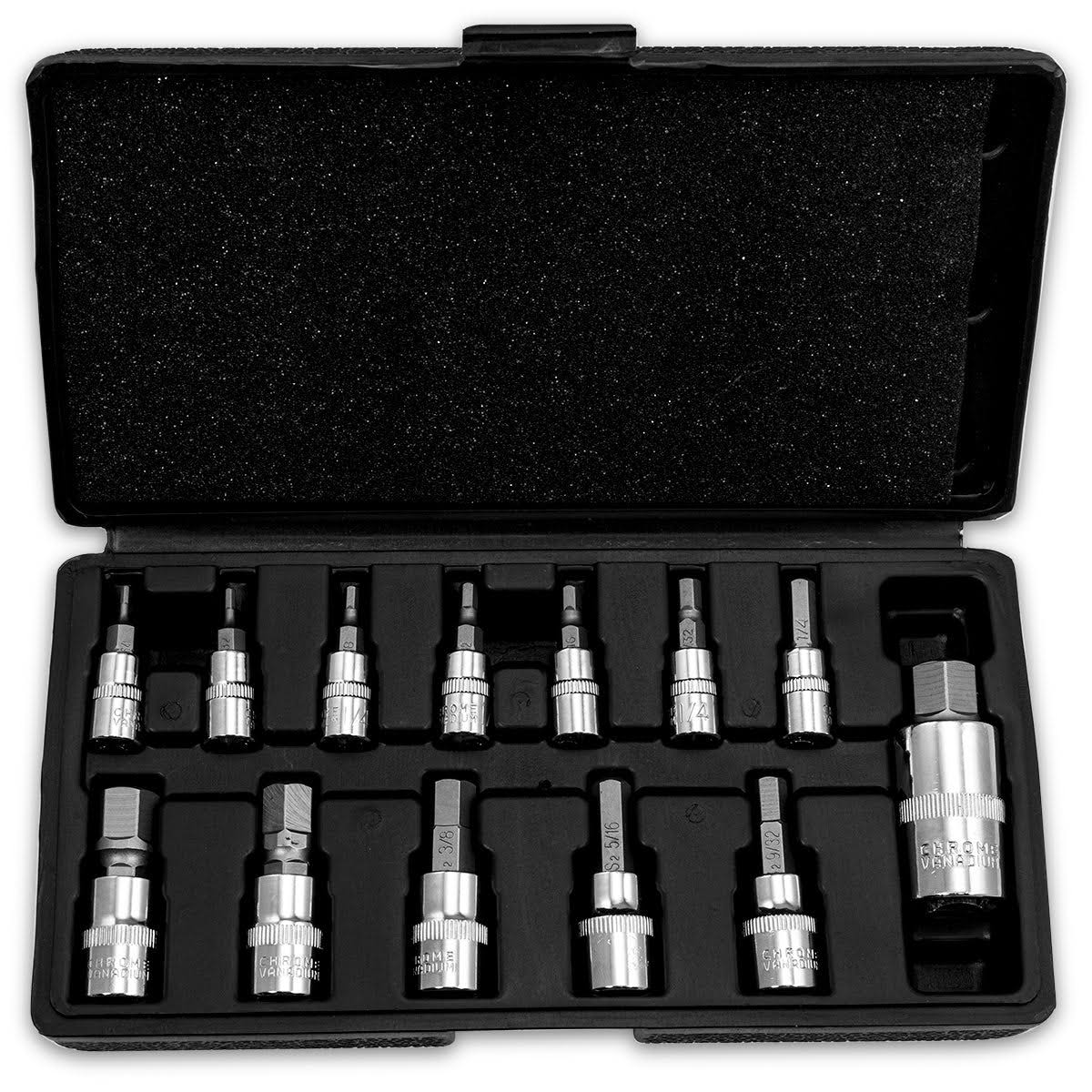 Stark 33501 SAE Pro-Grade Hex Allen Bit Socket Set (13-Piece)