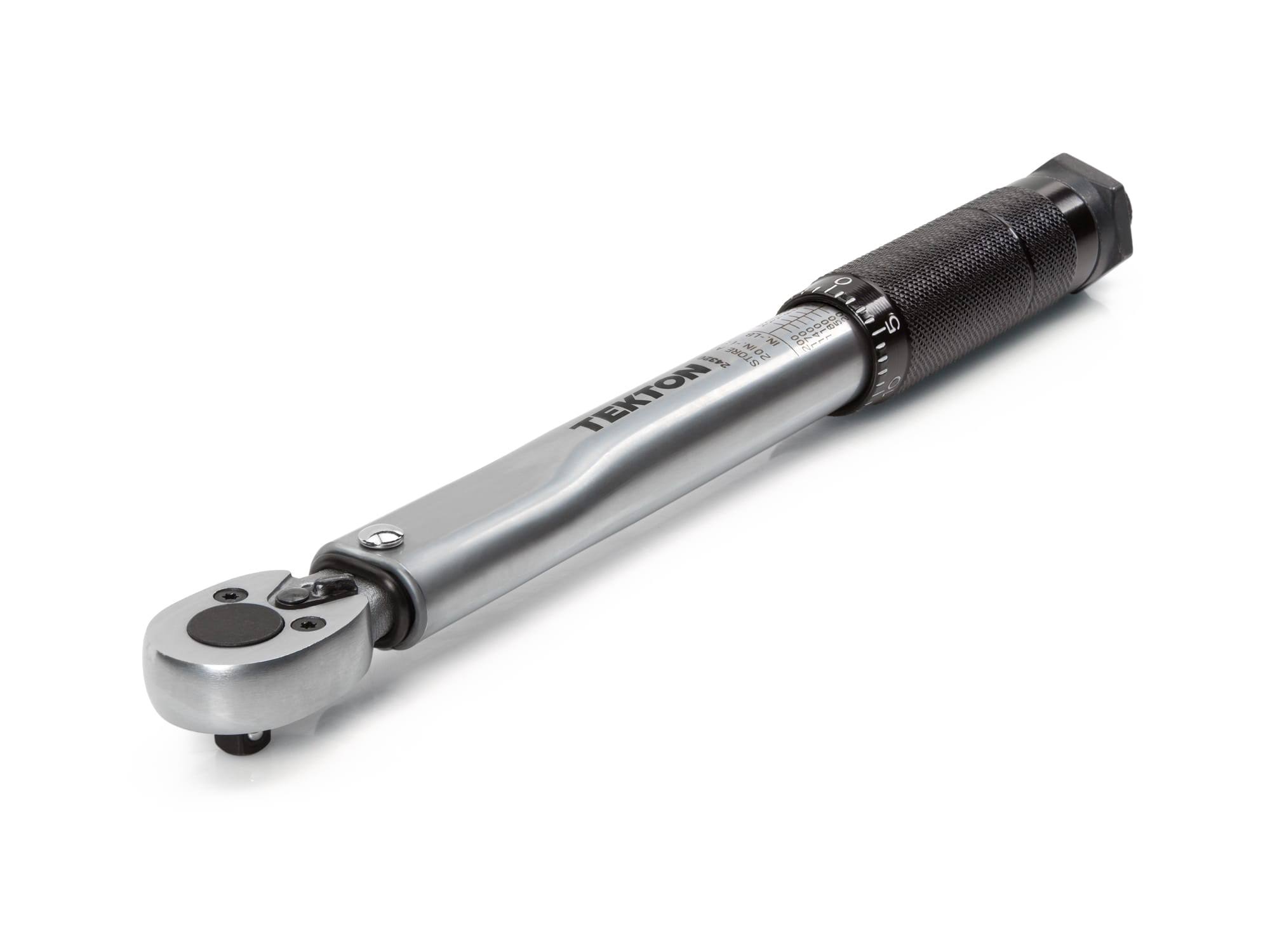 Tekton 1/4 in. Drive Click Torque Wrench 20-200 in./lb.