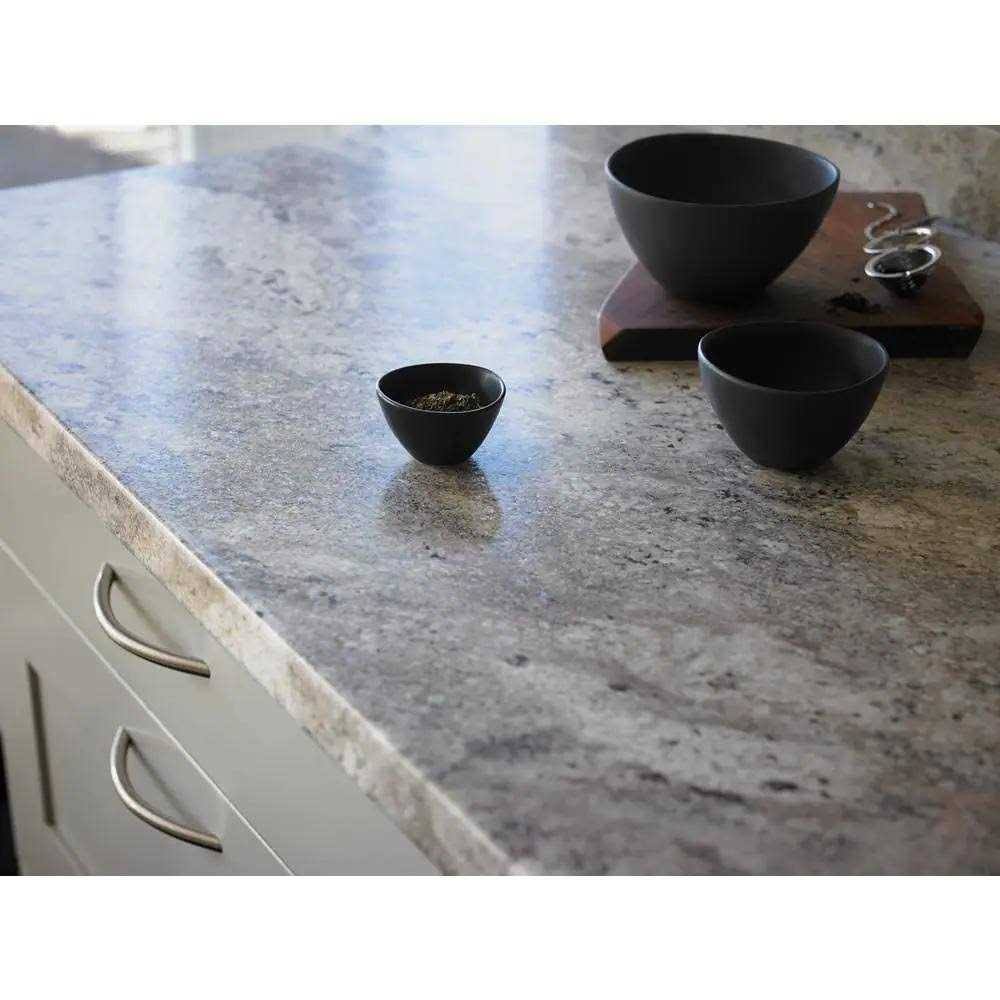 Formica 4 ft. x 8 ft. Laminate Sheet in Classic Crystal Granite with Radiance Finish