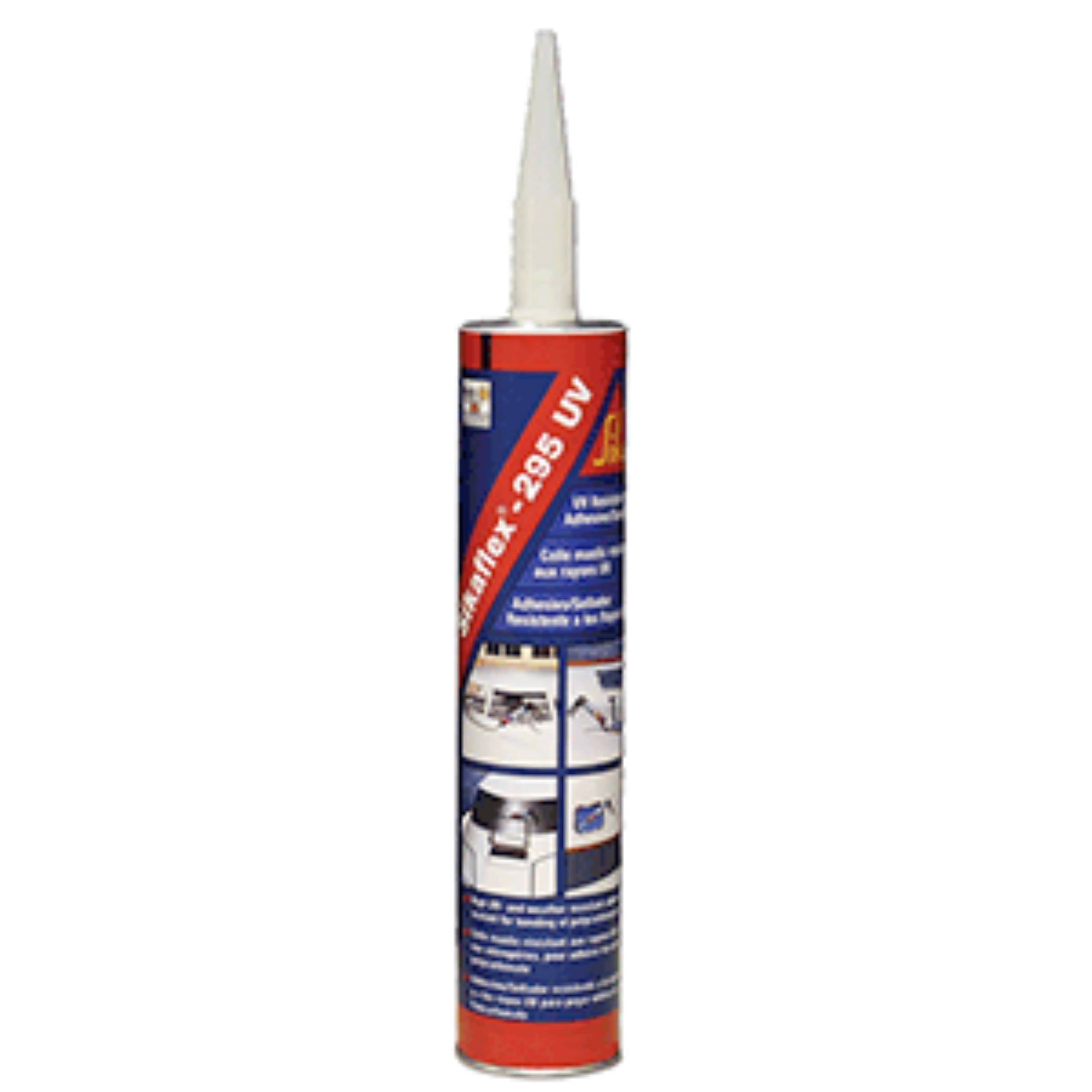 Sika Sikaflex 295uv UV Resistant Adhesive-Sealant- 10.3oz(300ml) Cartridge- White