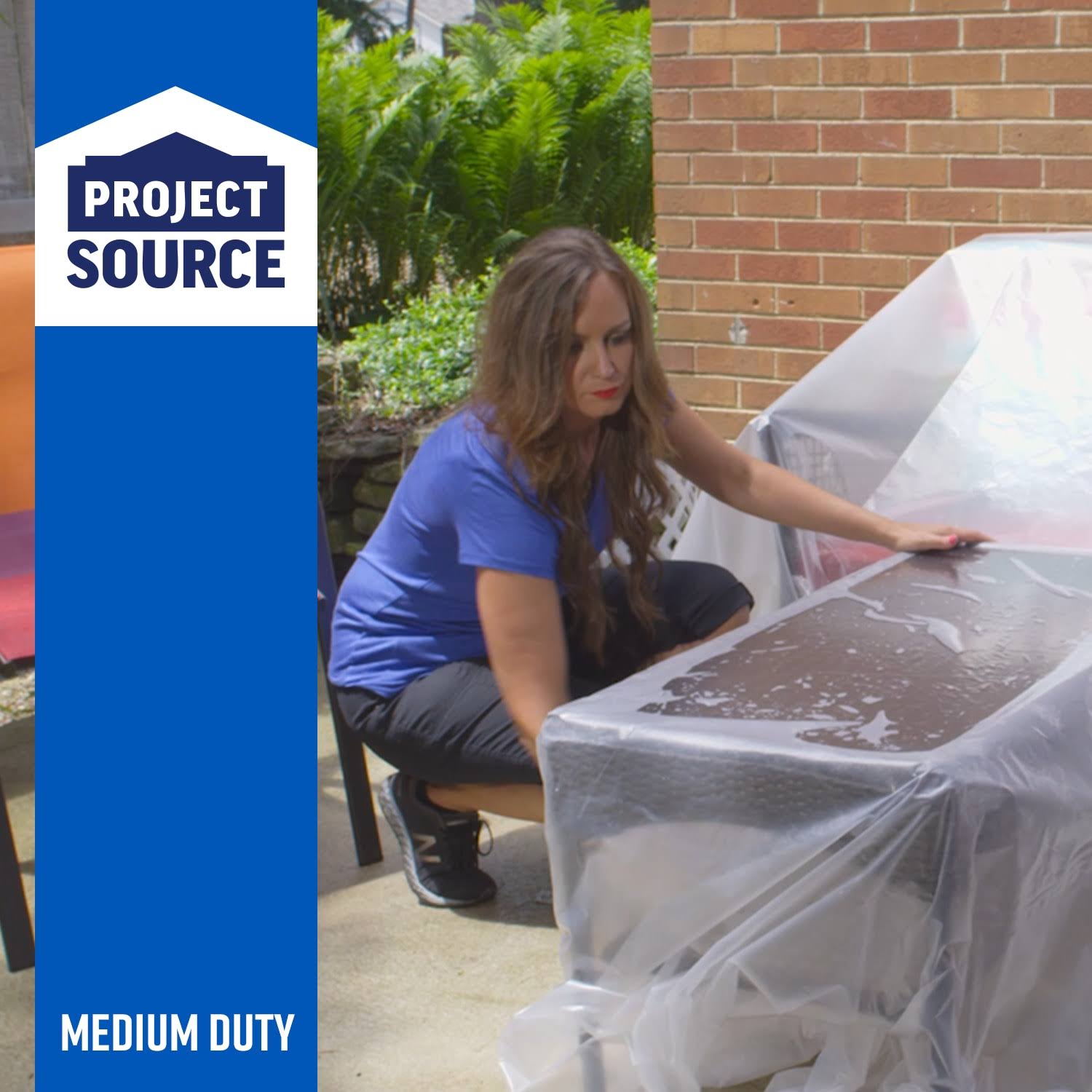 Barricade 3-Mil Medium Duty Plastic Sheeting- Black- 10' x 25'- Each