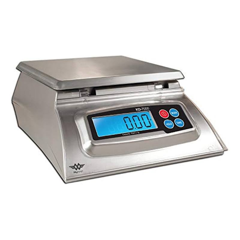 My Weigh KD-7000 Kitchen and Craft Digital Scale Silver + My Weigh AC