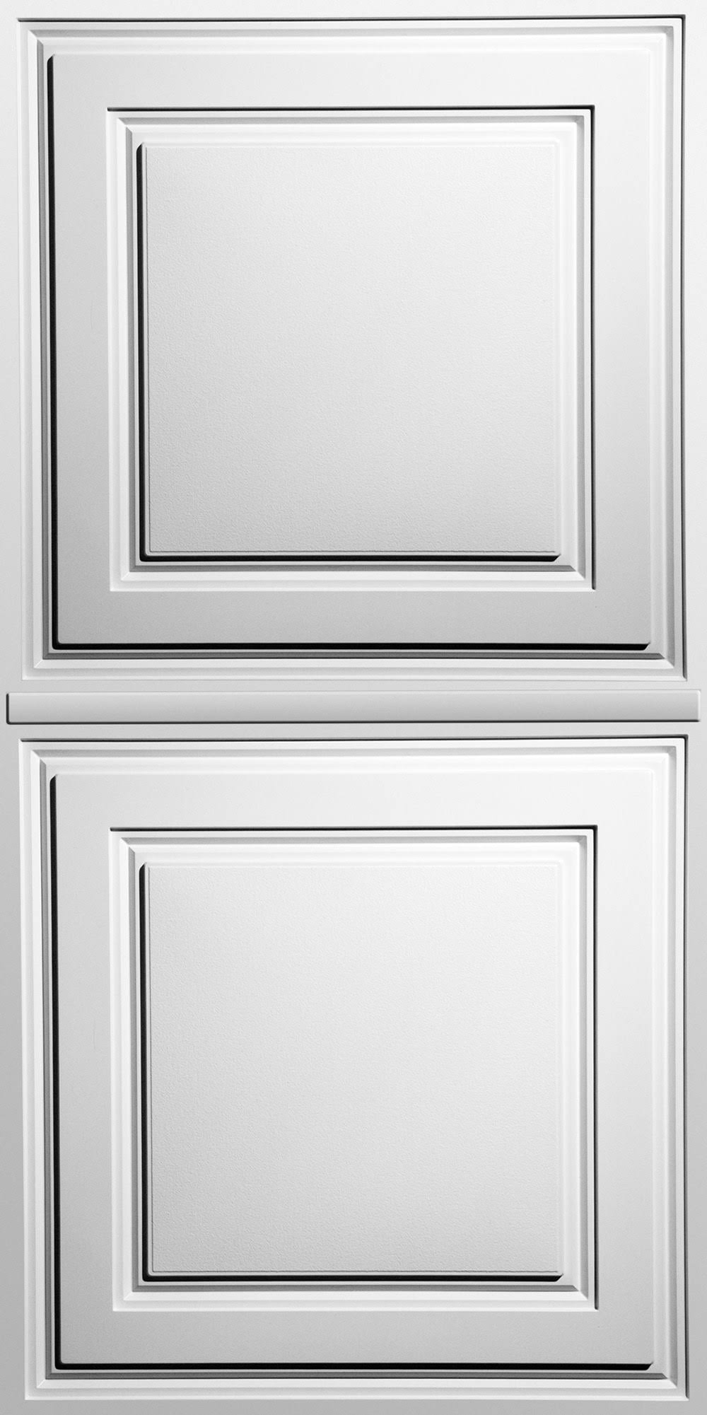 Ceilume Stratford Feather-Light White 2 ft. x 4 ft. Lay-In Ceiling Panel (Case of 10)