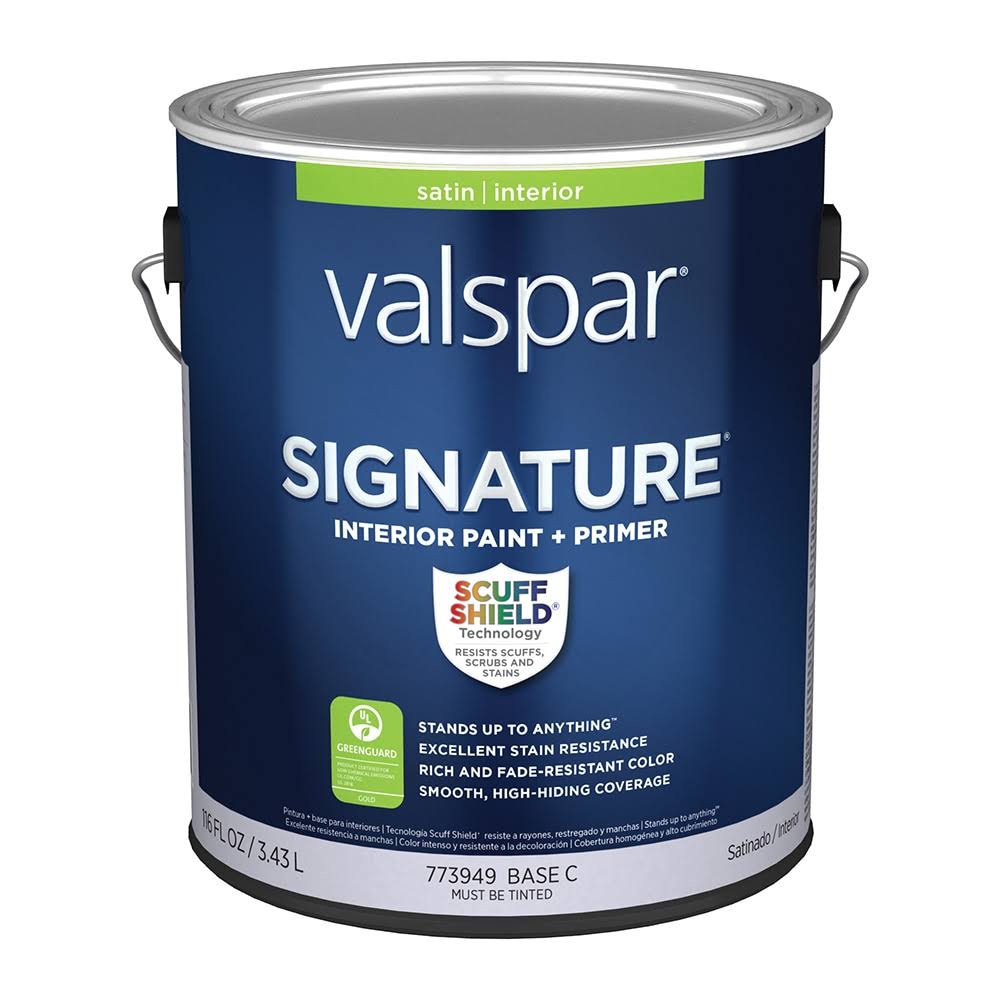 Valspar Signature Satin Latex Tintable Paint (Actual Net Contents: 116-Fl oz) 007.0773949.007