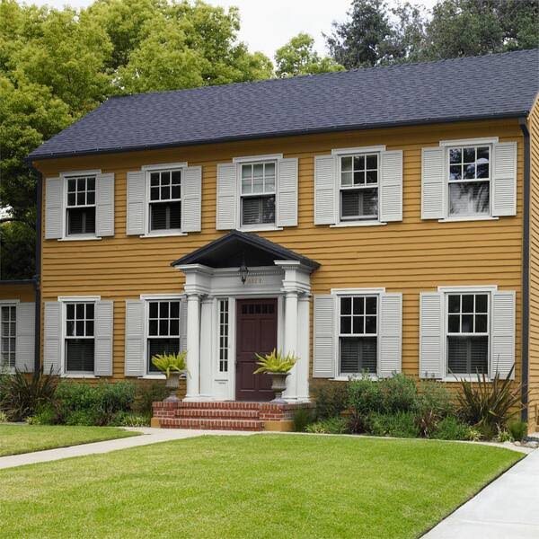 BEHR Premium Plus 5 gal. #M300-6 Indian Spice Flat Exterior Paint & Primer