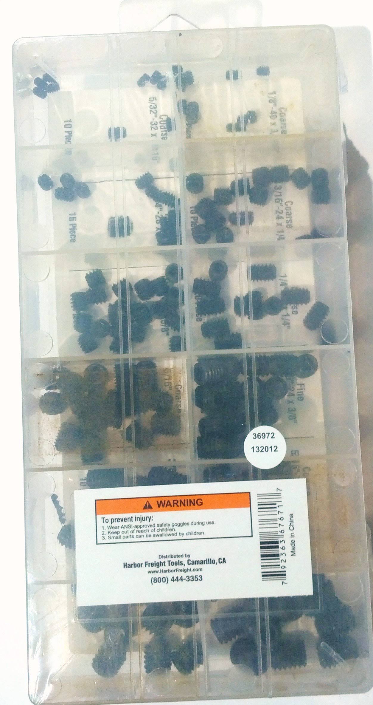 Storehouse Set Screw Assortment, 150 Piece 67671