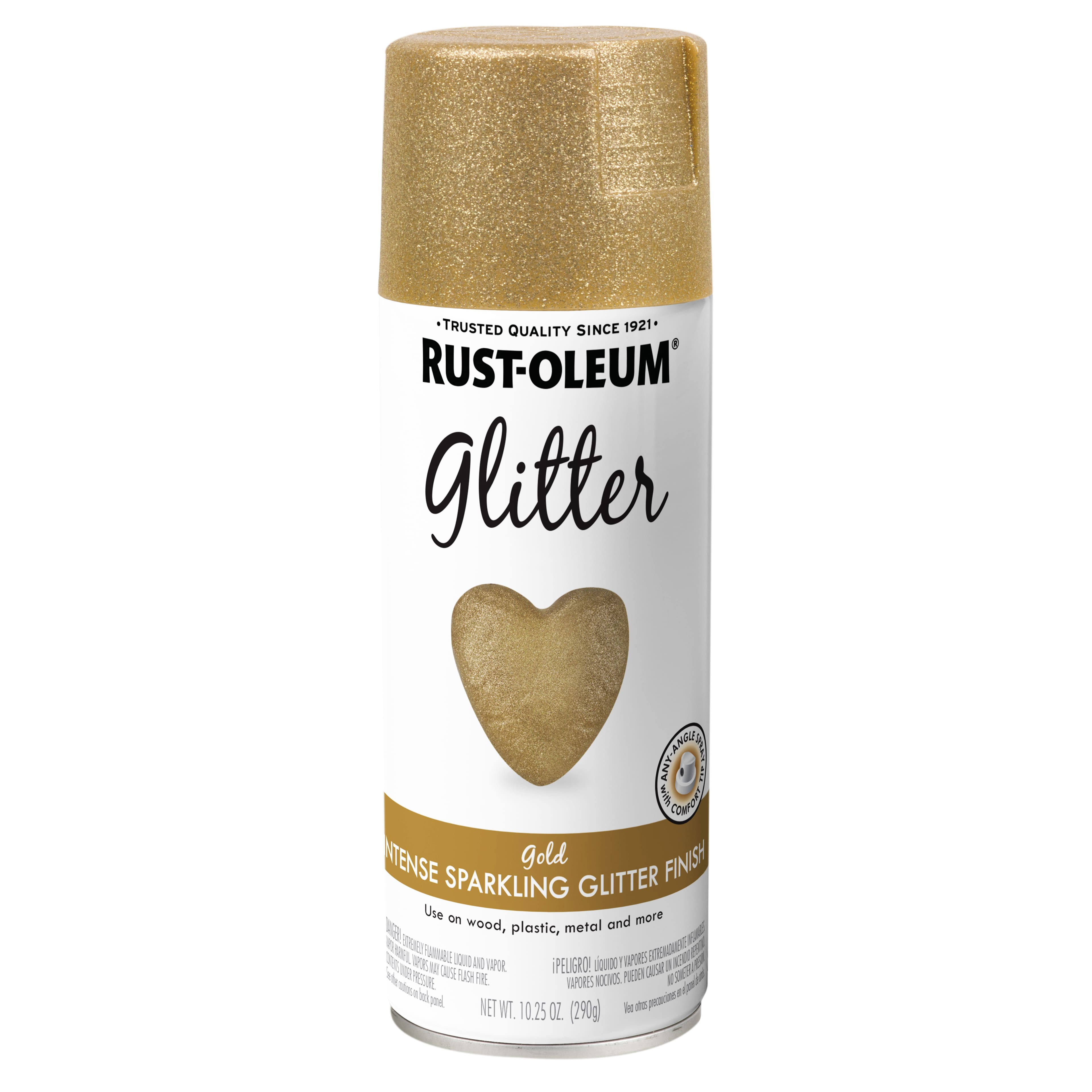 Specialty Glitter Spray Paint, Gold, 10.25-oz. by Rust-Oleum