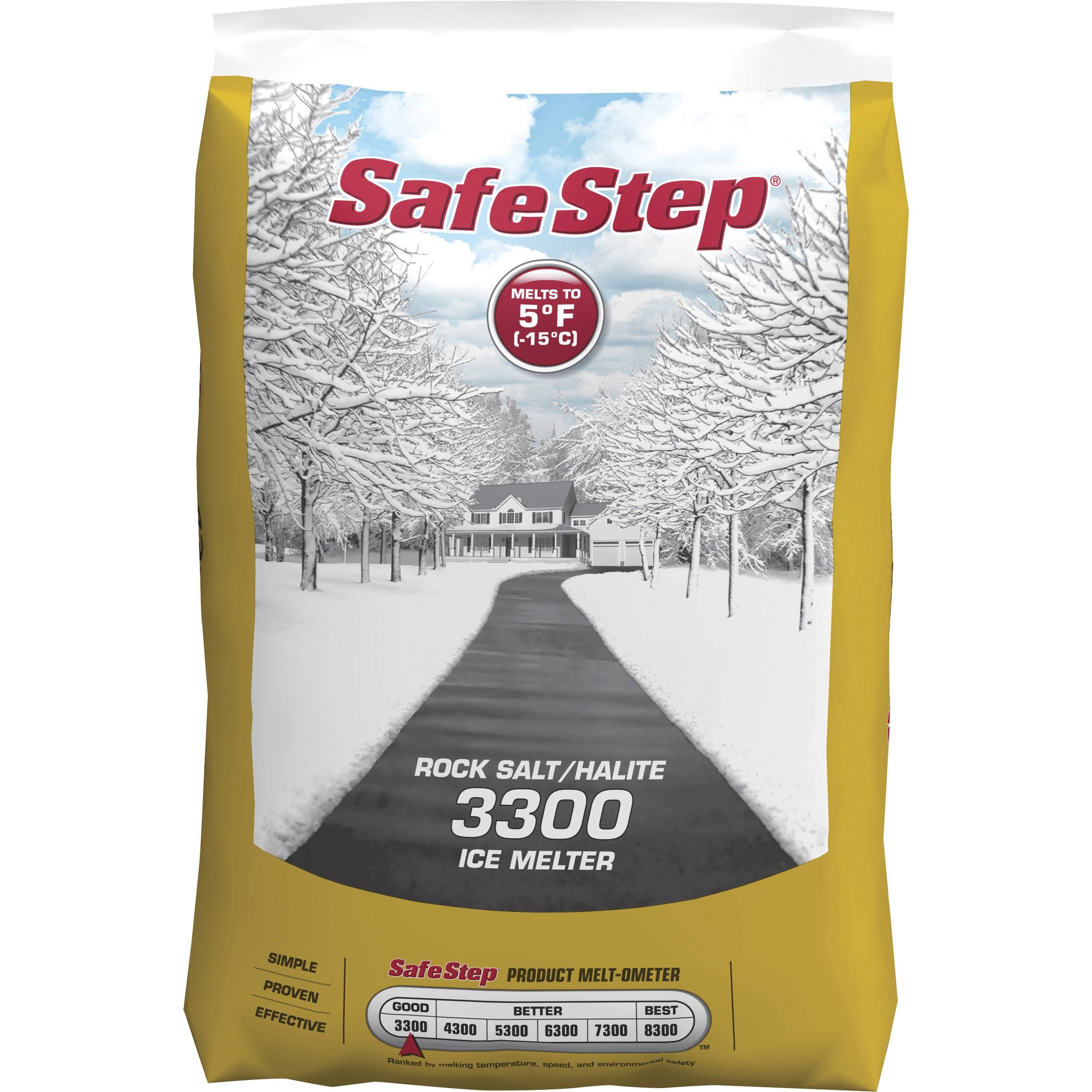 Safe Step Ice Melter Rock Salt- 25 lb bag