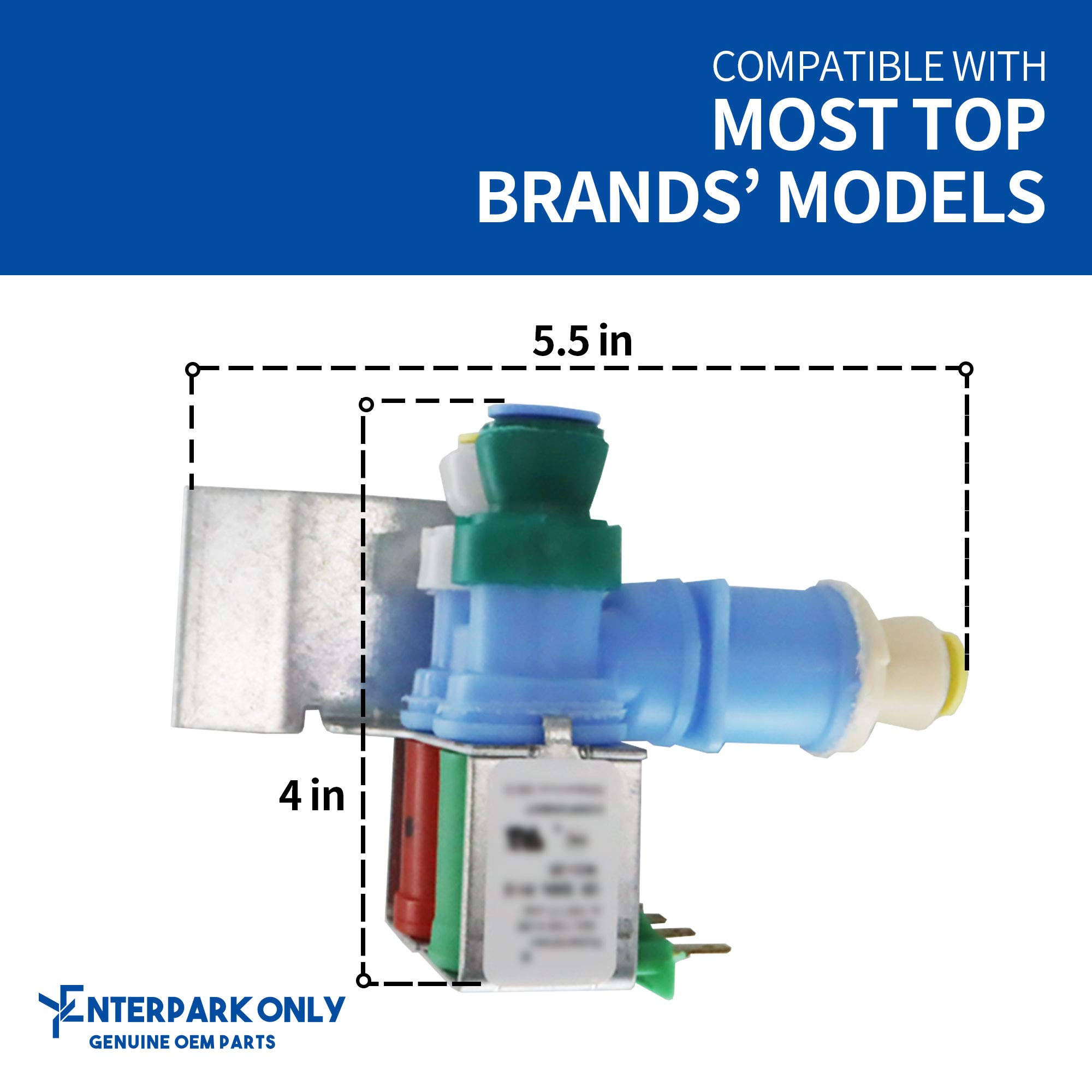 OEM Mania (Original Version) IMV708 W10408179 4389177 for Whirlpool KitchenAid Kenmore Refrigerator Water Valve by Robertshaw