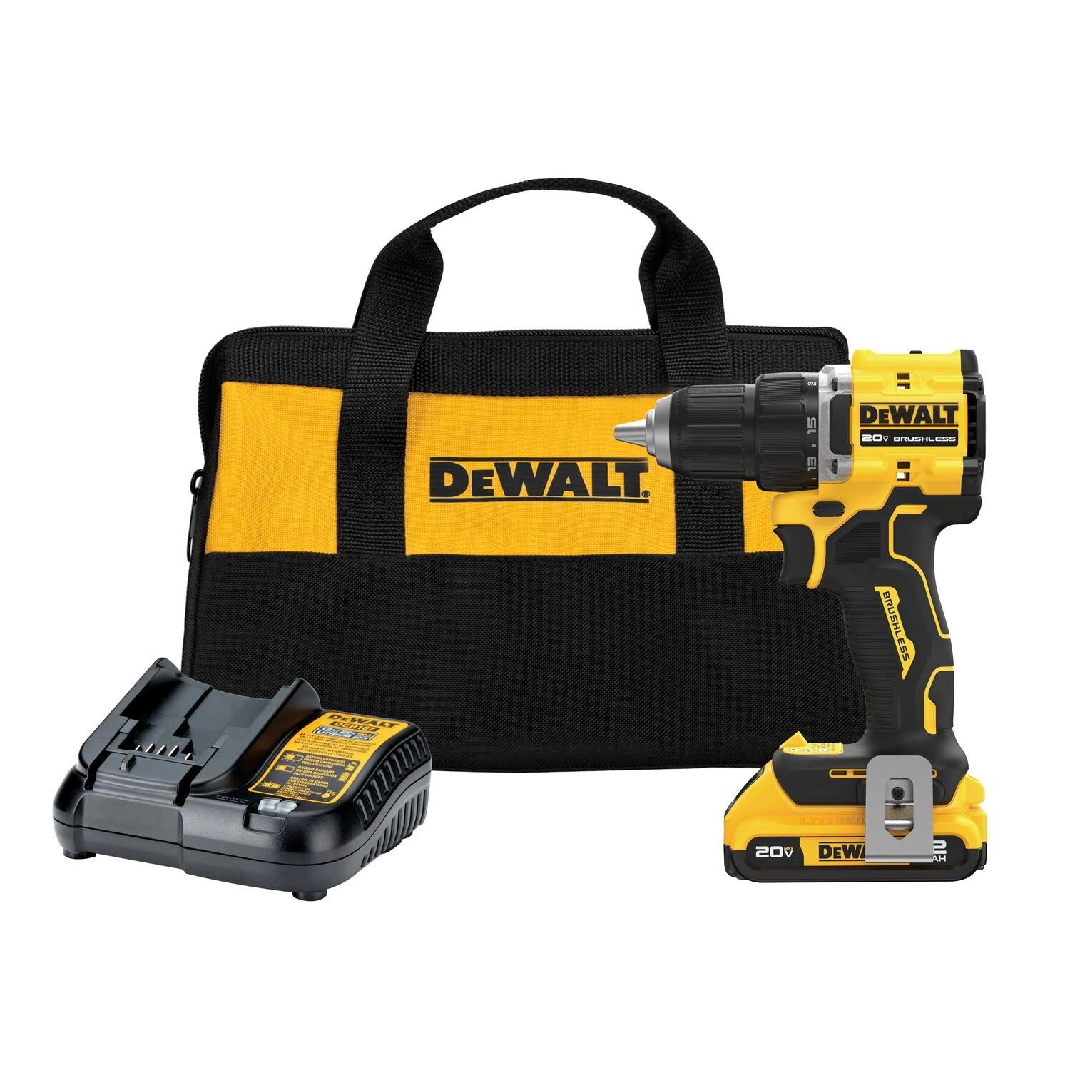 DeWalt DCD794D1 Atomic Compact Series 20V Max Brushless Cordless 1/2in Drill/Driver Kit