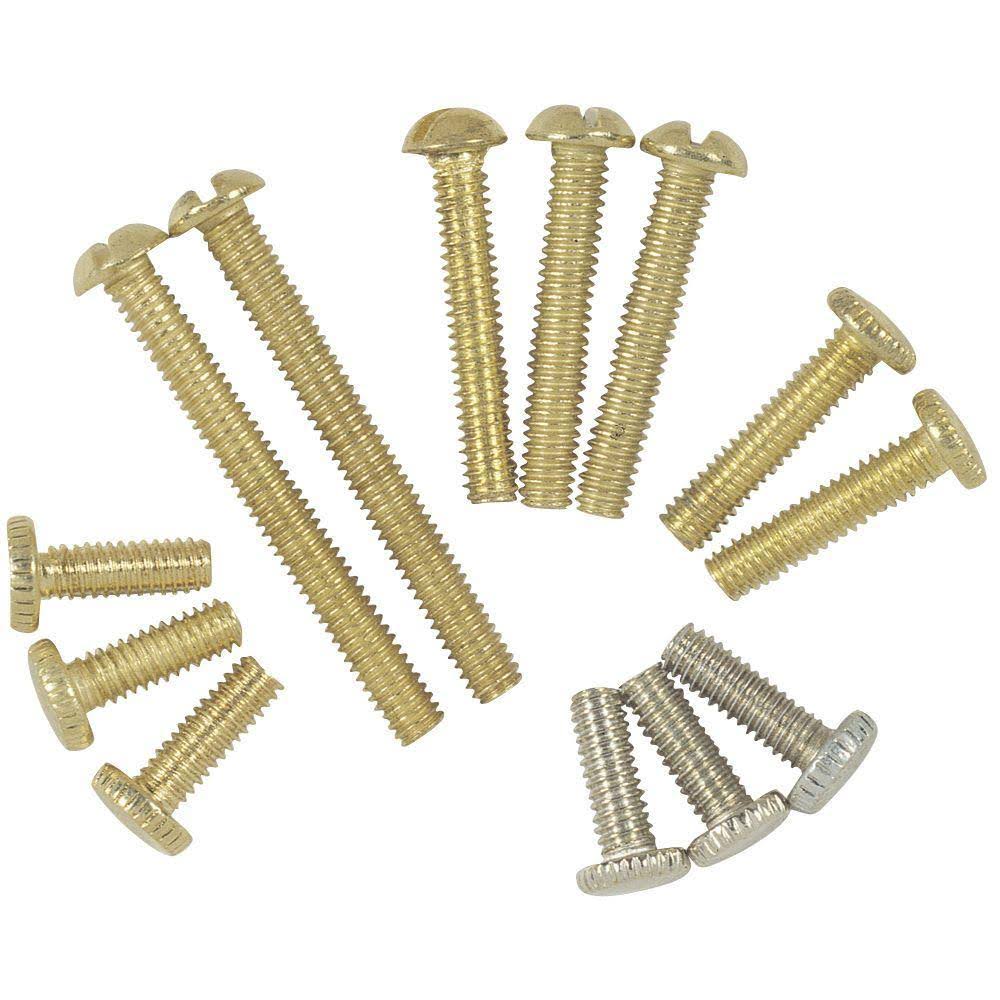 Commercial Electric Assorted Fixture Screws (13-Piece) 81985