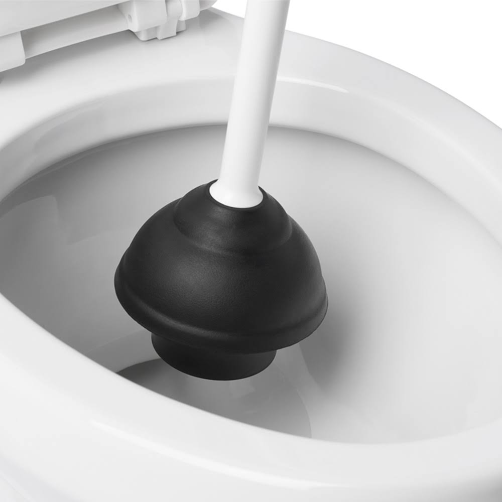 OXO Good Grips Toilet Plunger, White