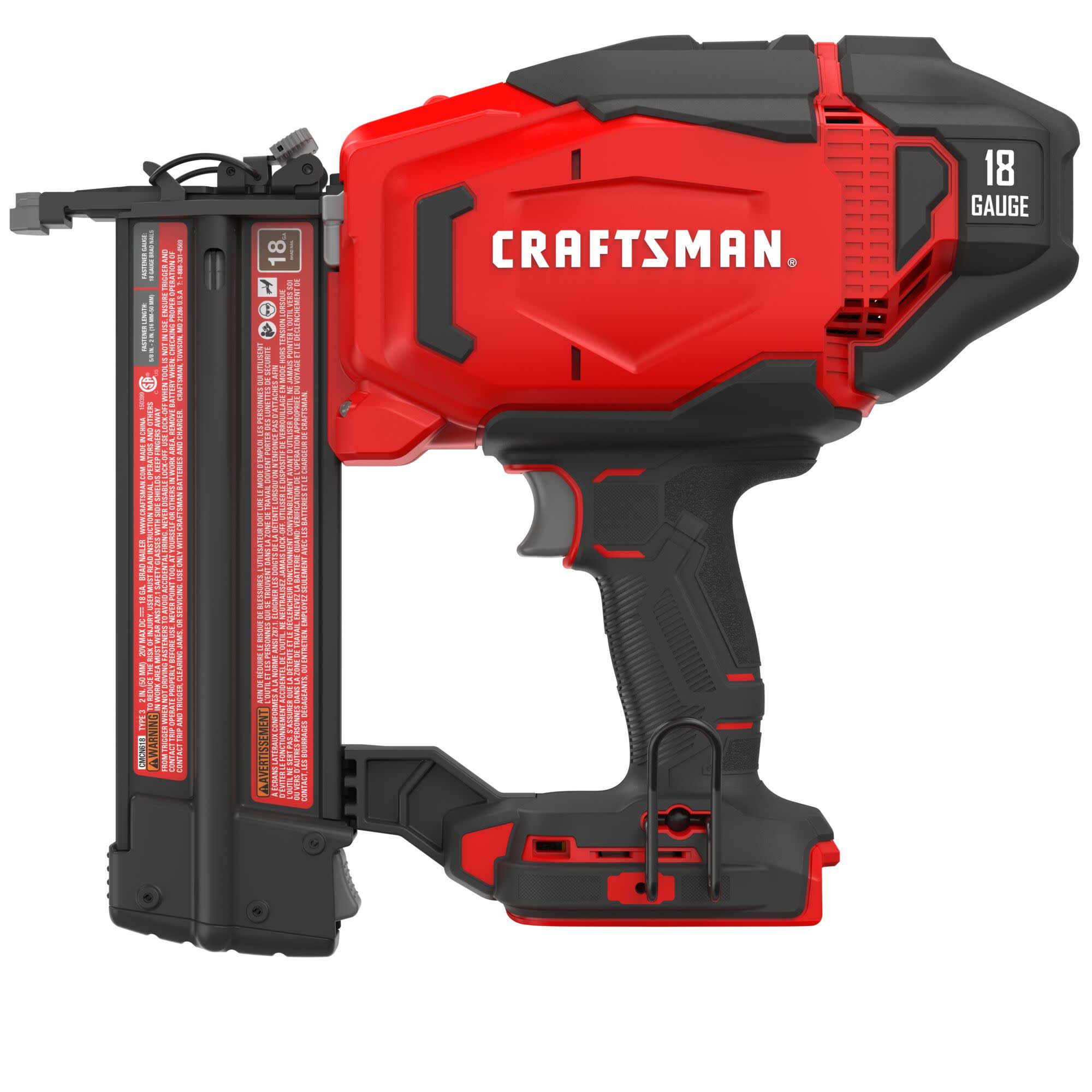 Craftsman 18-Gauge Cordless Brad Nailer | CMCN618B