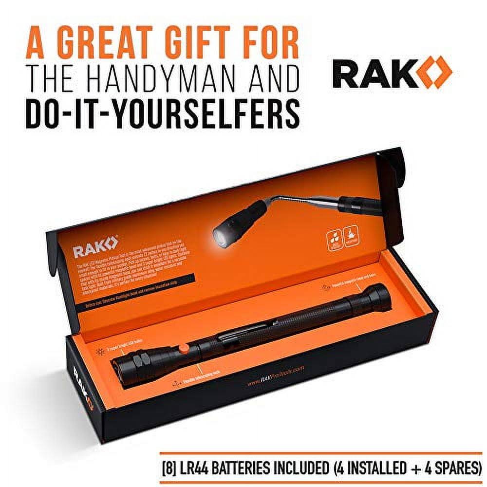 RAK Magnetic Pickup Tool with LED Lights- Telescoping Magnet Pick Up