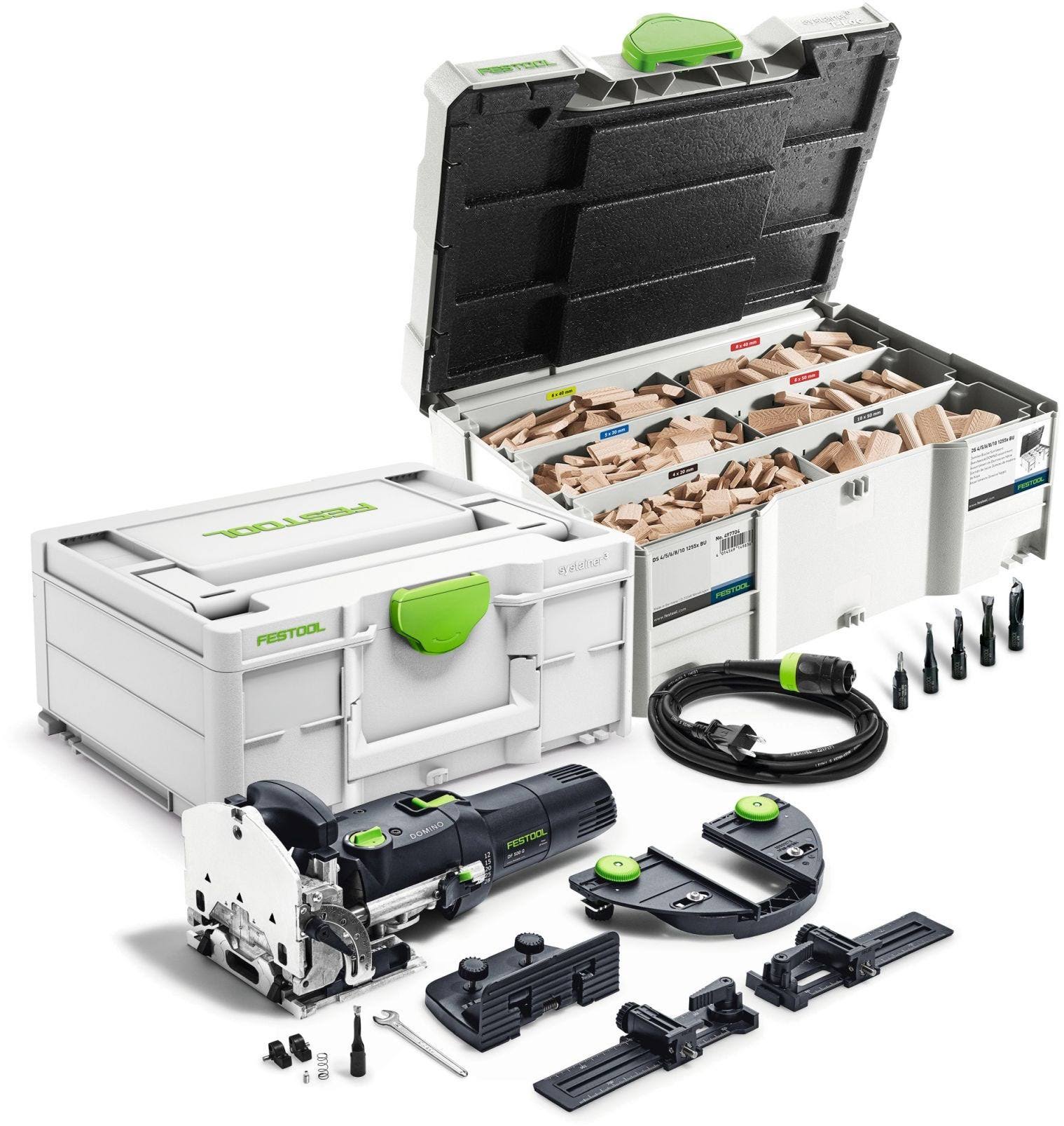 Festool 576423 Domino DF 500 Set Joiner and 1,060-Piece Tenon Assortment Systainer3