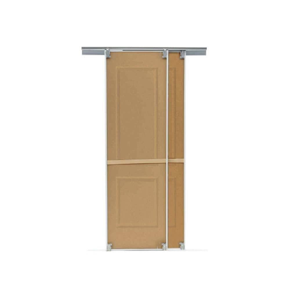 TRUporte 71 in. x 80 in. 108 Series Primed 2 Panel Square