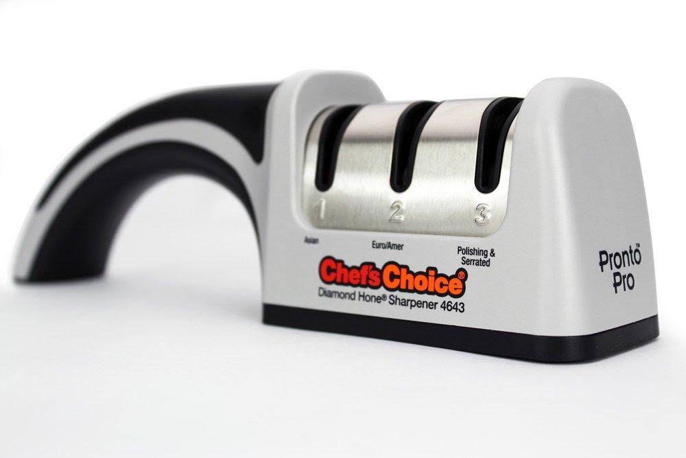 Chef's Choice 4643 Pronto Pro Manual Diamond Hone Knife Sharpener New