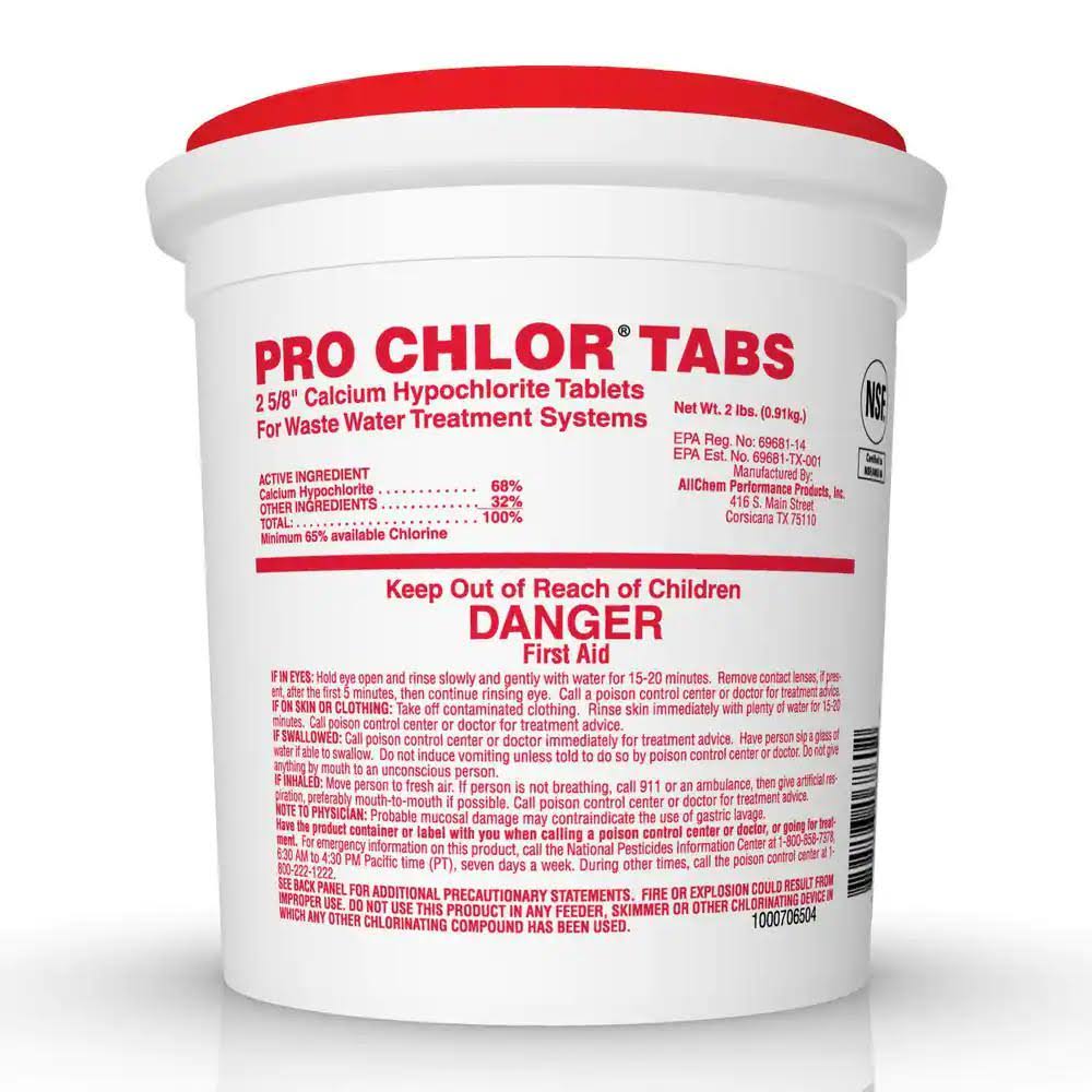 Pro Chlor Tabs 2 lbs. Aerobic Septic Tablets