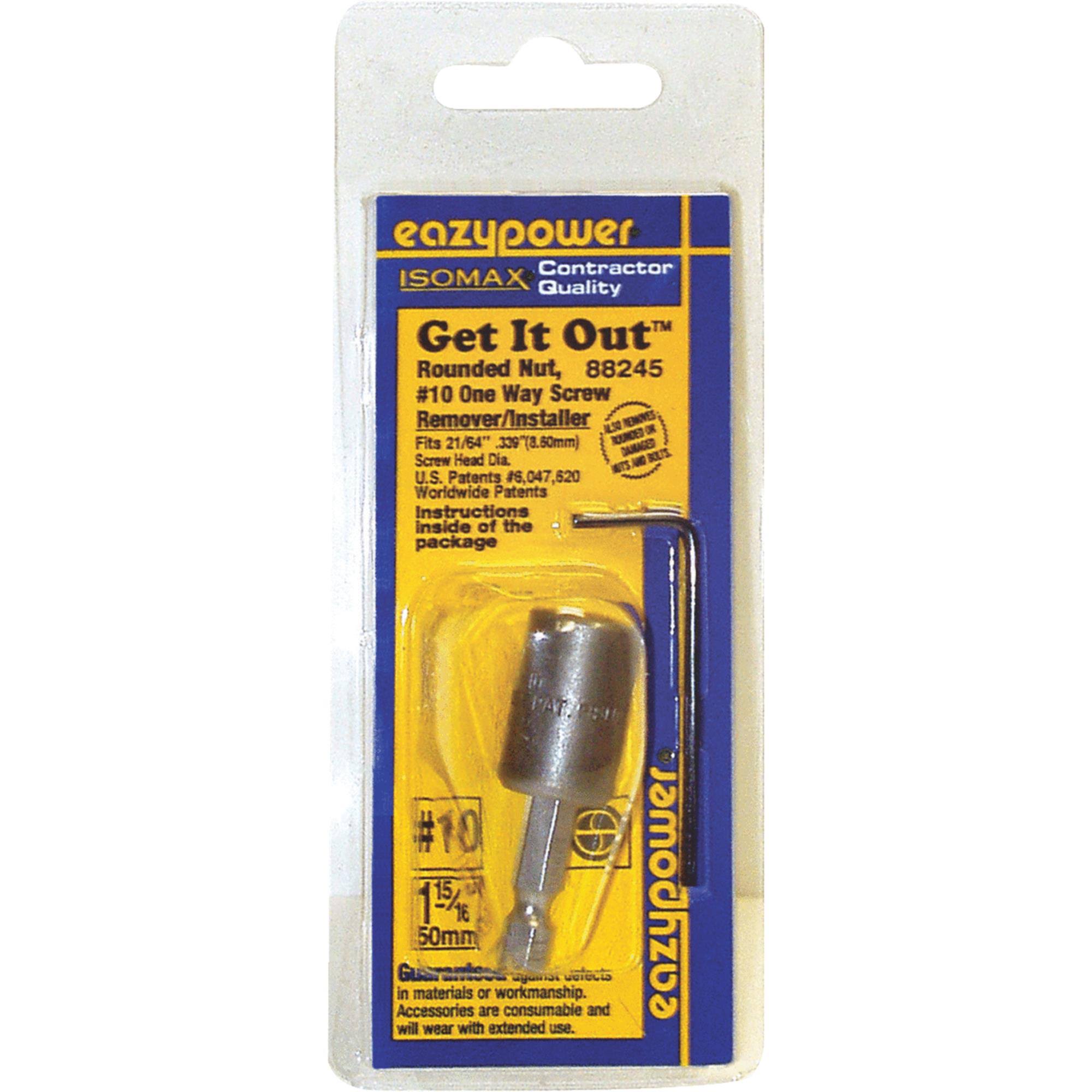 Eazypower 88245 #10 One Way Screw Remover