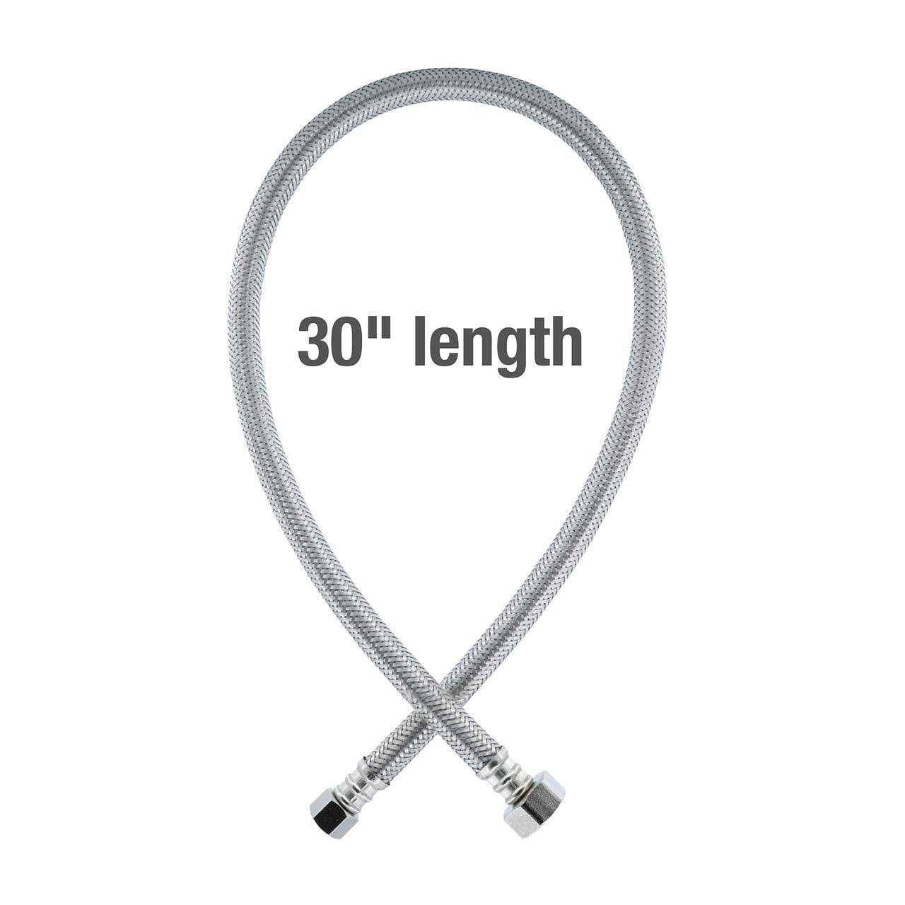 Mainstays 59705 Stainless Steel Faucet Supply Line Hose- 30 in
